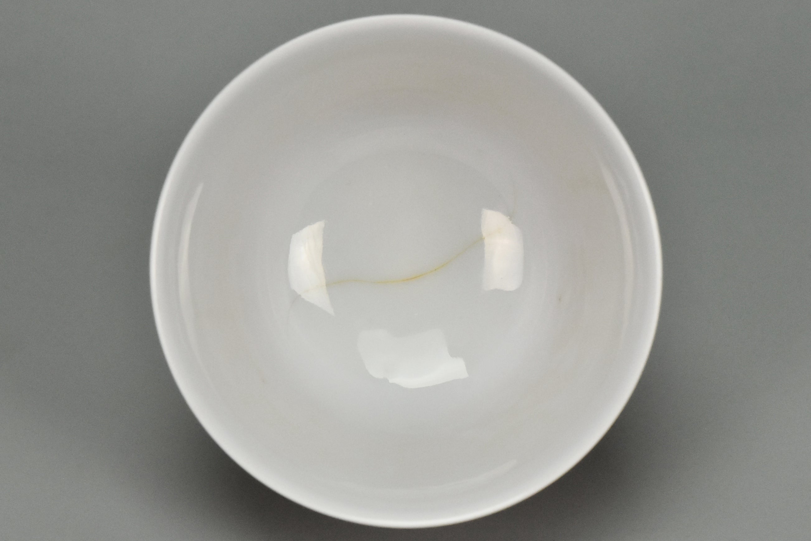 P240: Chinese Coral Red Glazed Cup Kangxi Mark Qing Dynasty Style