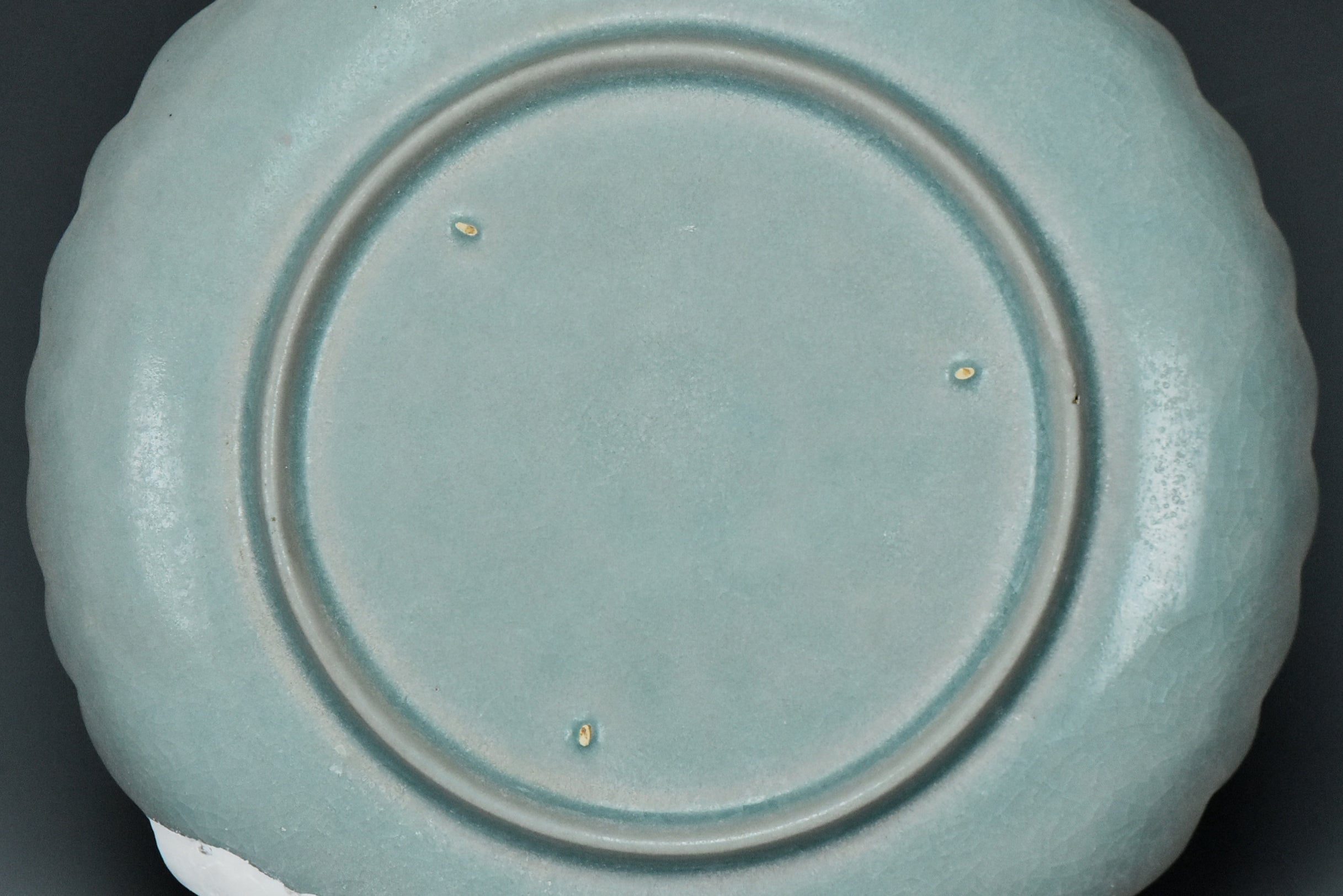 P837: Chinese Ruyao Carved Dish Song Dynasty Style