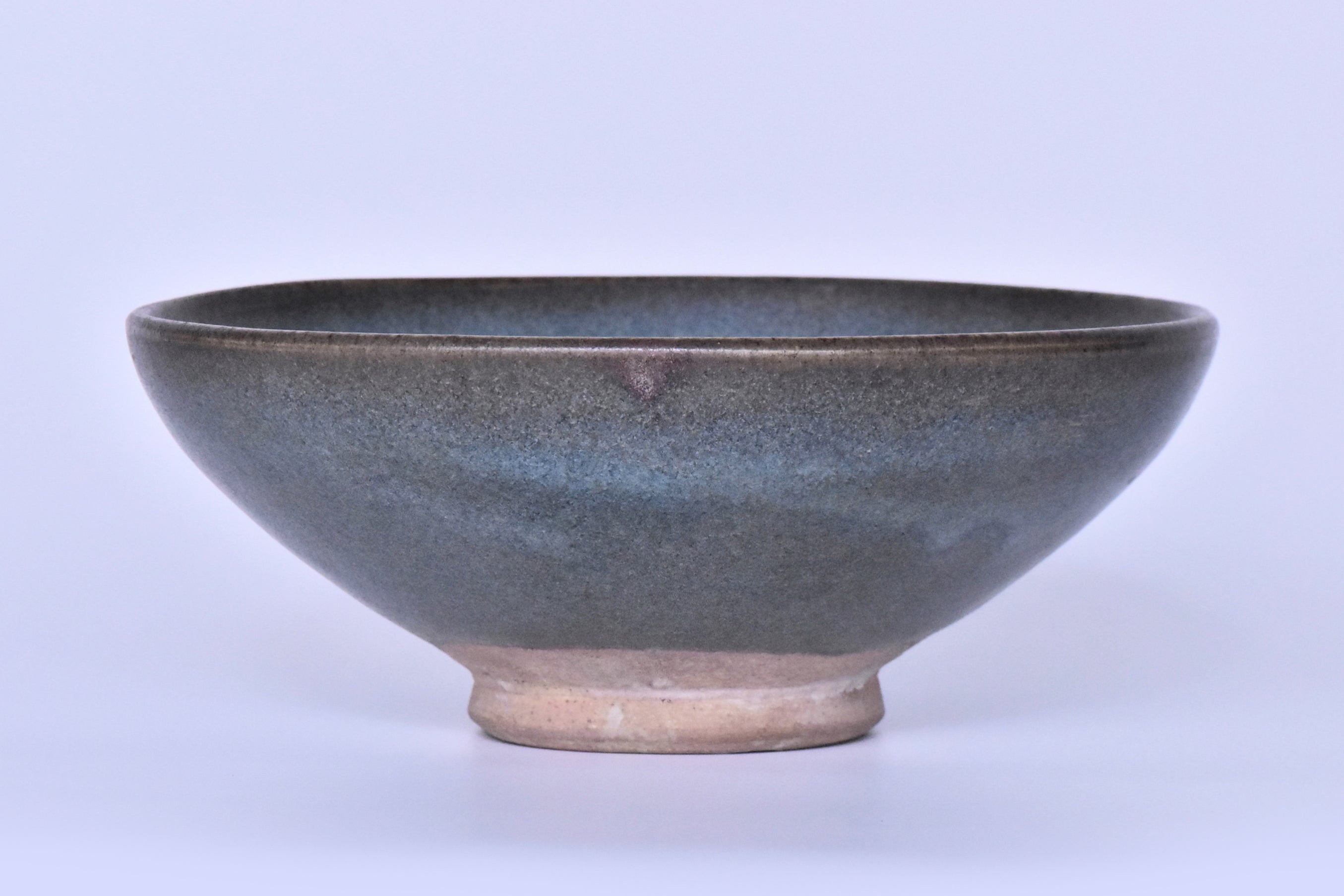 P847: Chinese Junyao Purple Splashed Bowl Yuan Dynasty Style