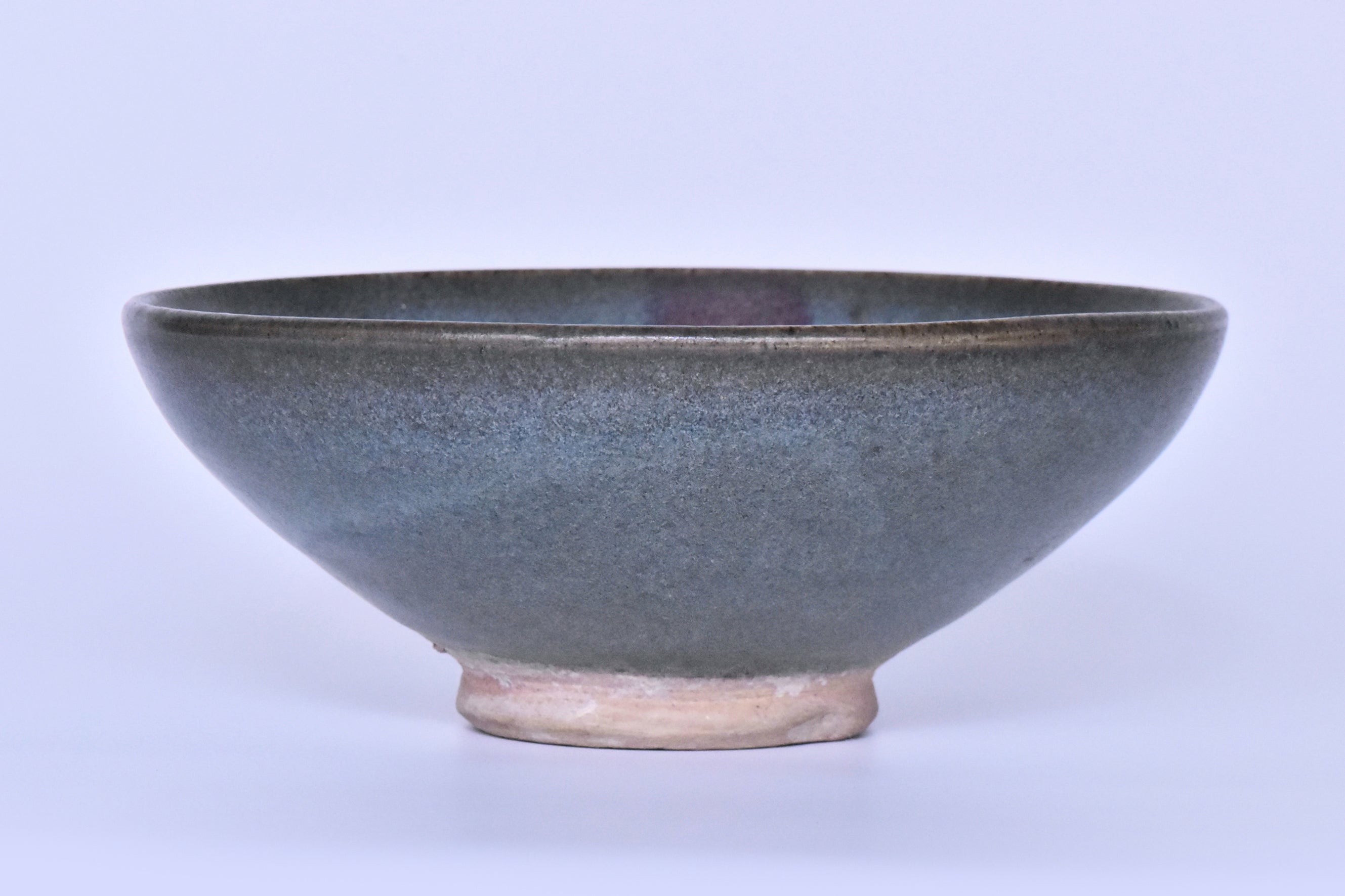 P847: Chinese Junyao Purple Splashed Bowl Yuan Dynasty Style