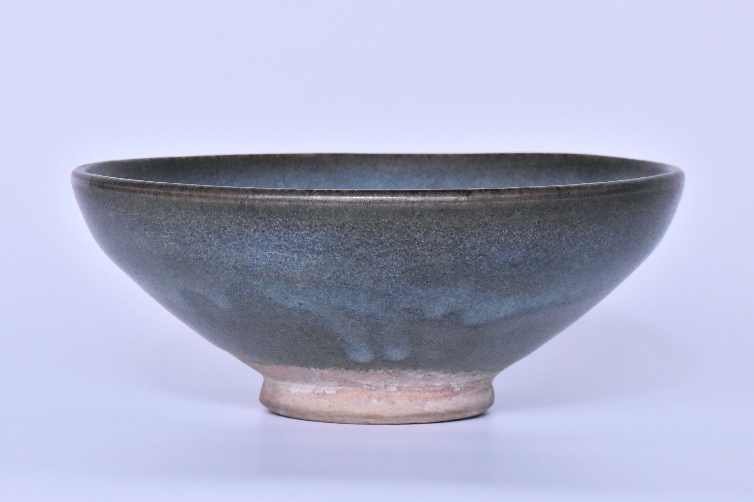 P847: Chinese Junyao Purple Splashed Bowl Yuan Dynasty Style