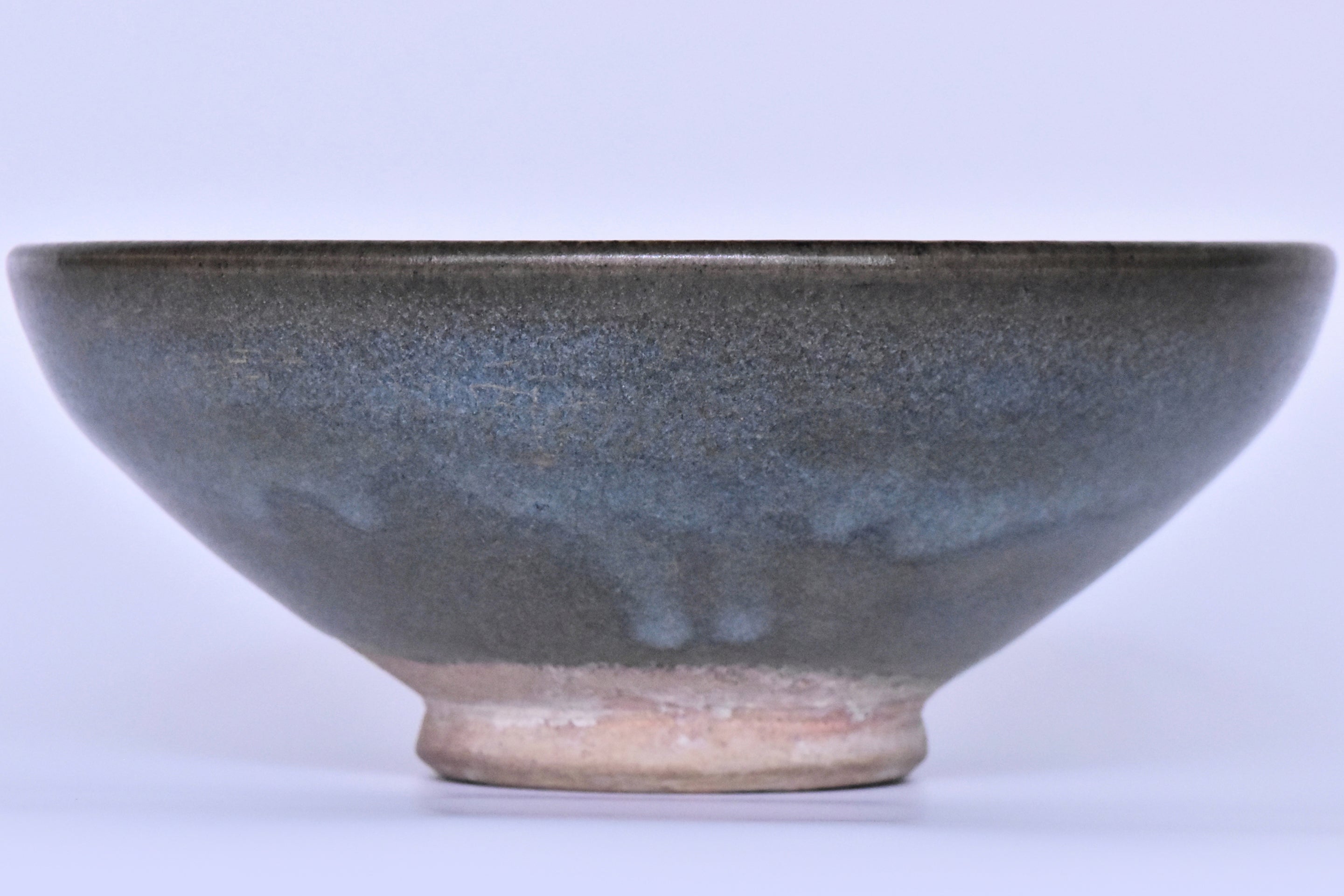 P847: Chinese Junyao Purple Splashed Bowl Yuan Dynasty Style