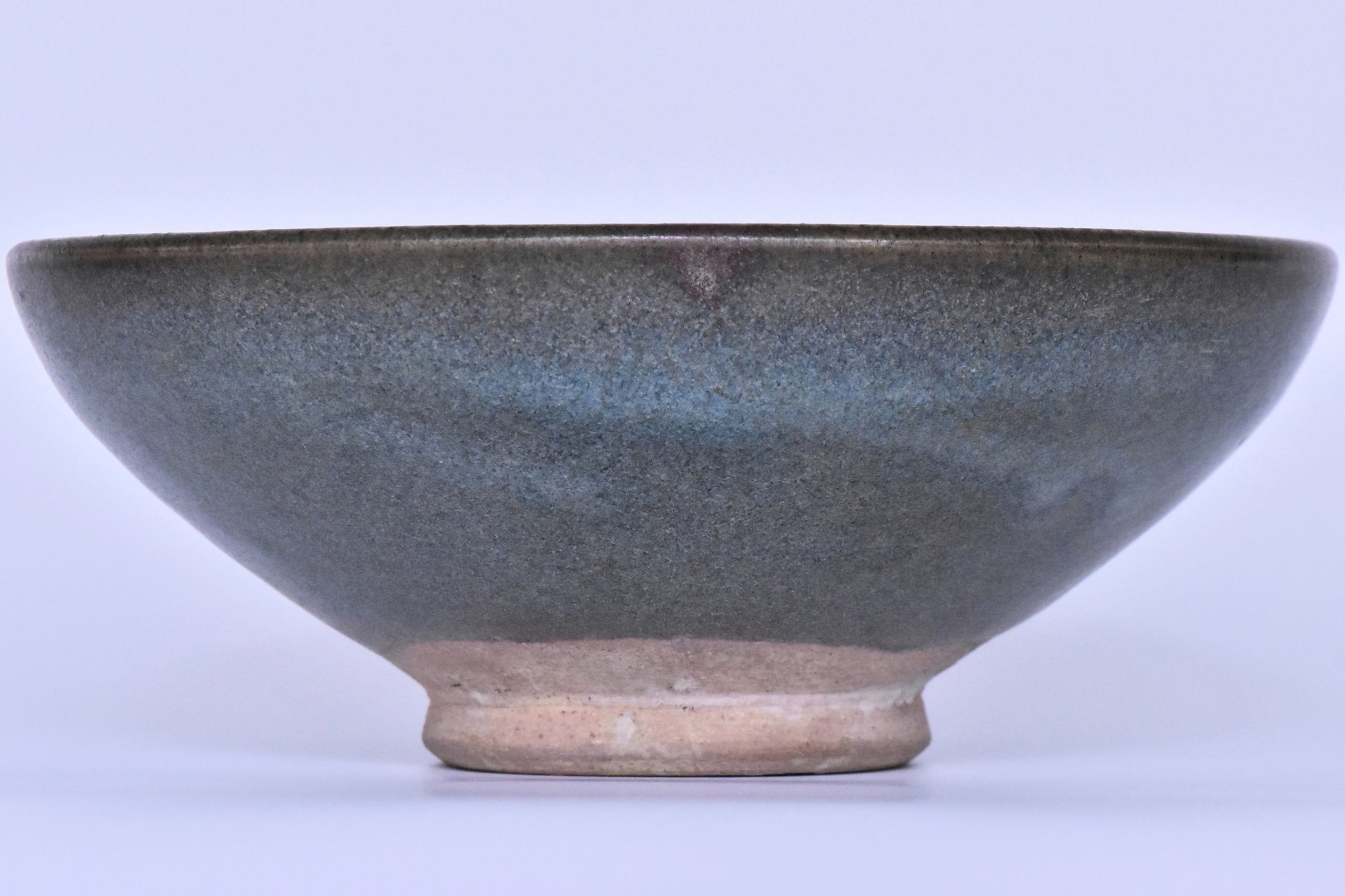 P847: Chinese Junyao Purple Splashed Bowl Yuan Dynasty Style