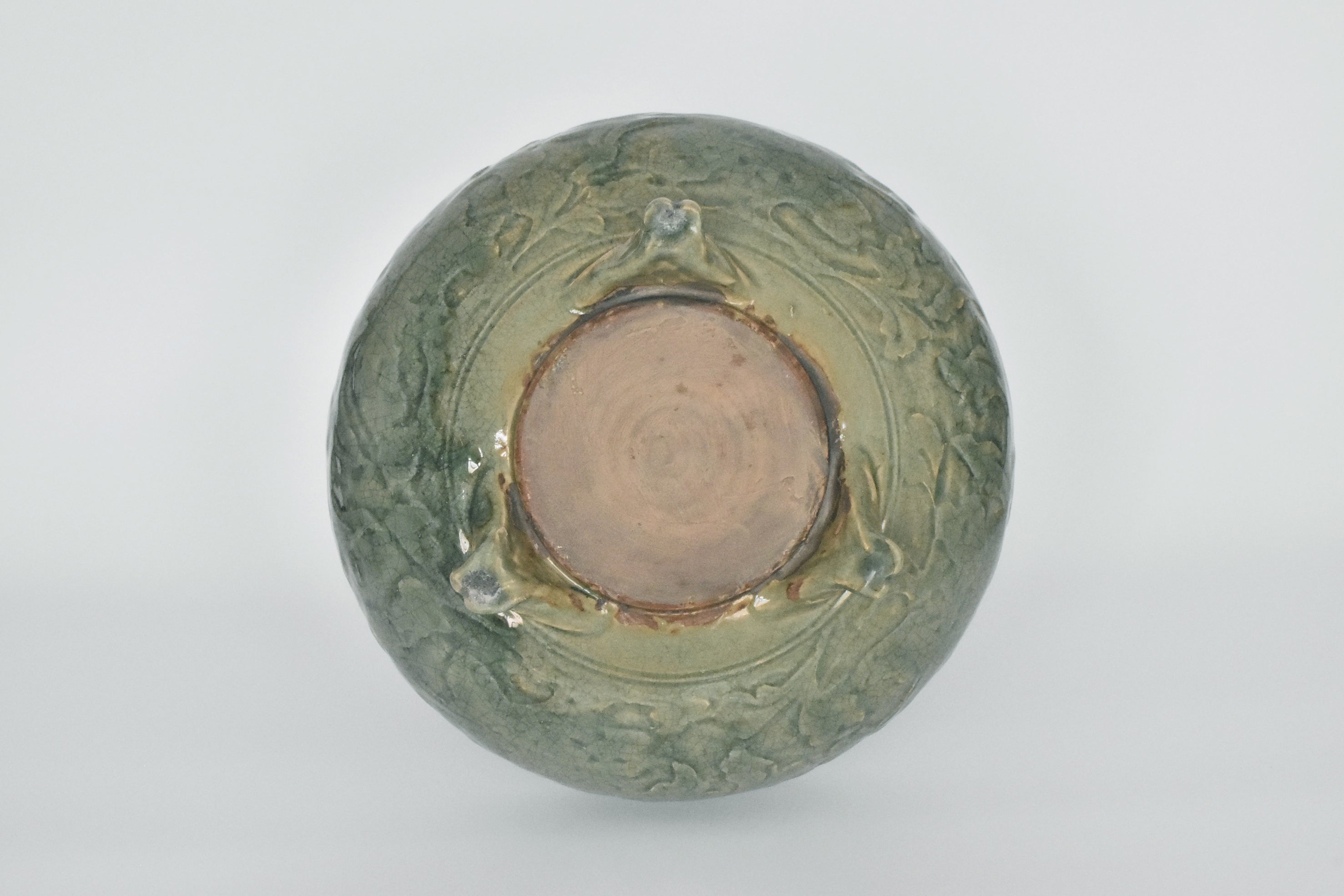 P929: Chinese Large Celadon Glazed Incense Burner Ming Dynasty Style