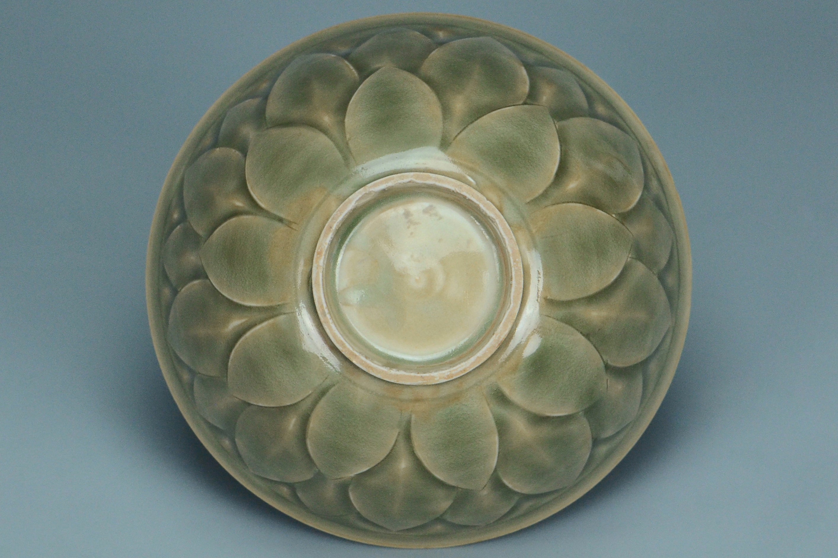 P943: Chinese Yaozhou Celadon Bowl Song Dynasty Style