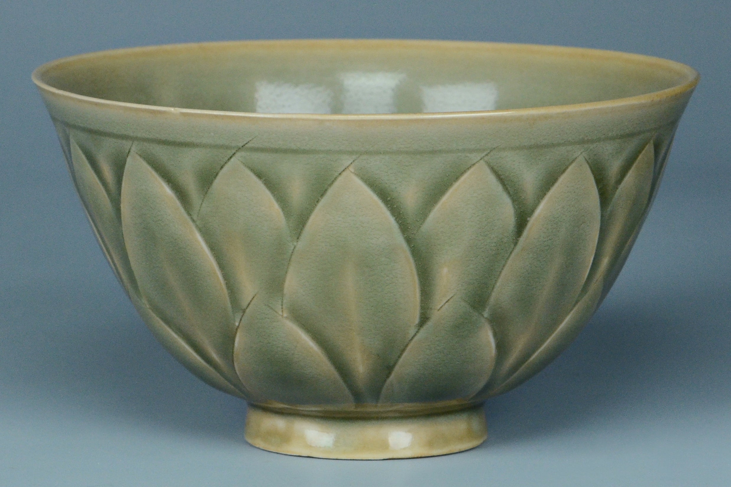 P943: Chinese Yaozhou Celadon Bowl Song Dynasty Style