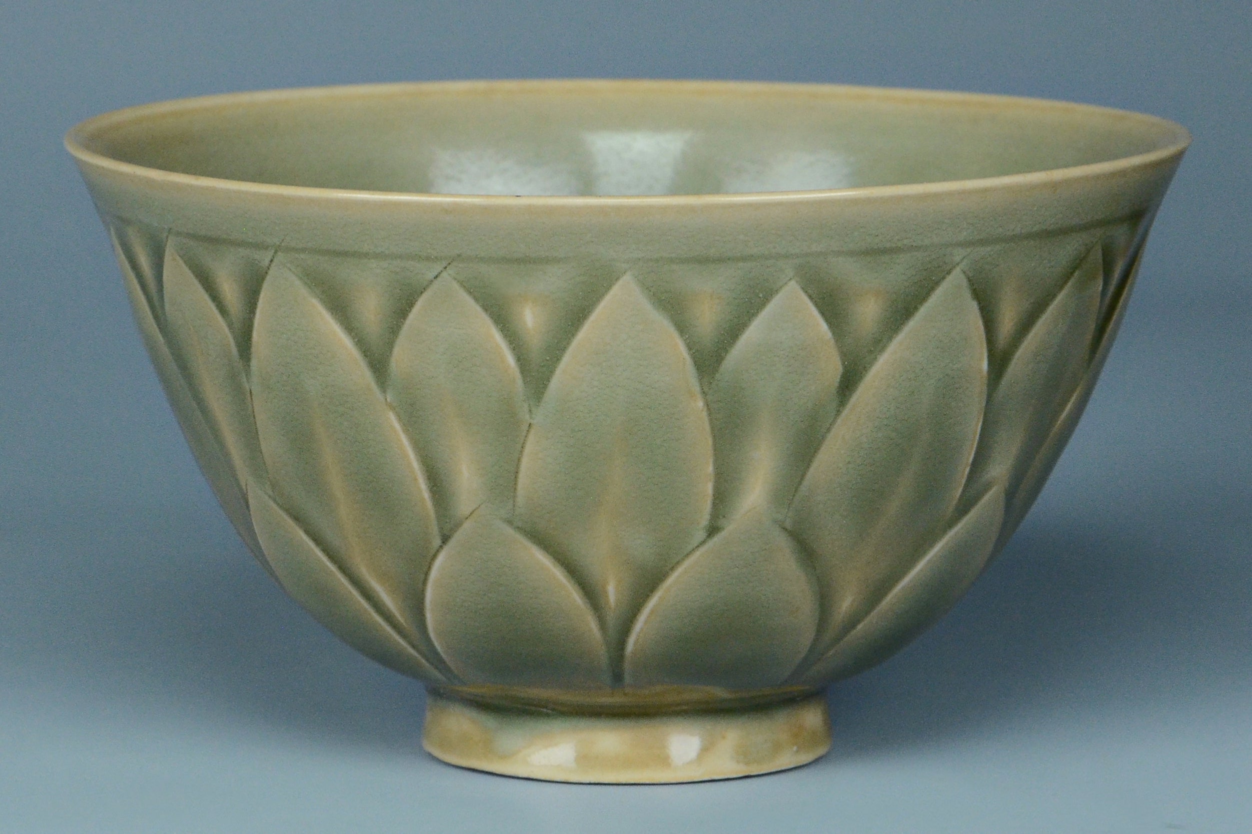P943: Chinese Yaozhou Celadon Bowl Song Dynasty Style