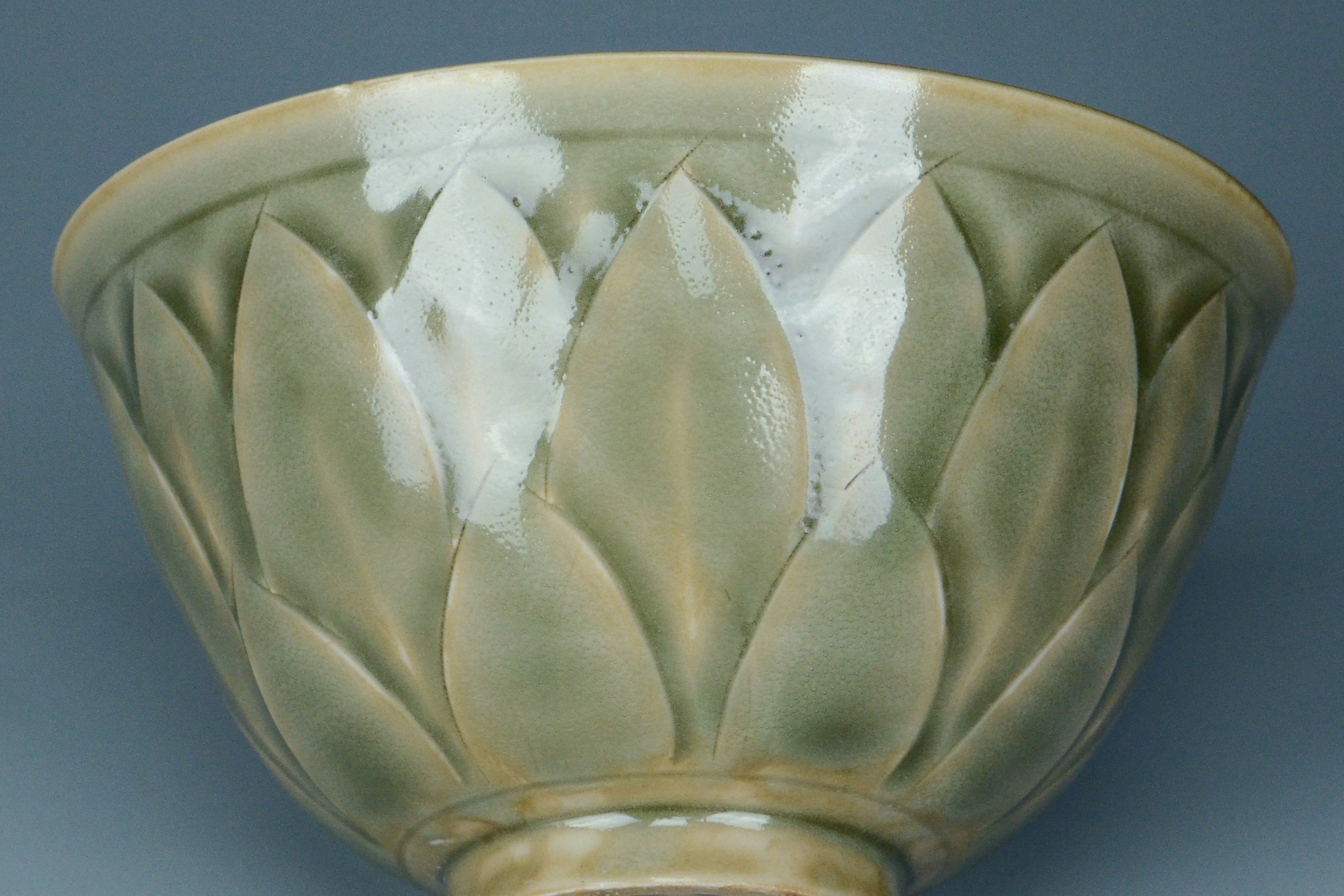 P943: Chinese Yaozhou Celadon Bowl Song Dynasty Style