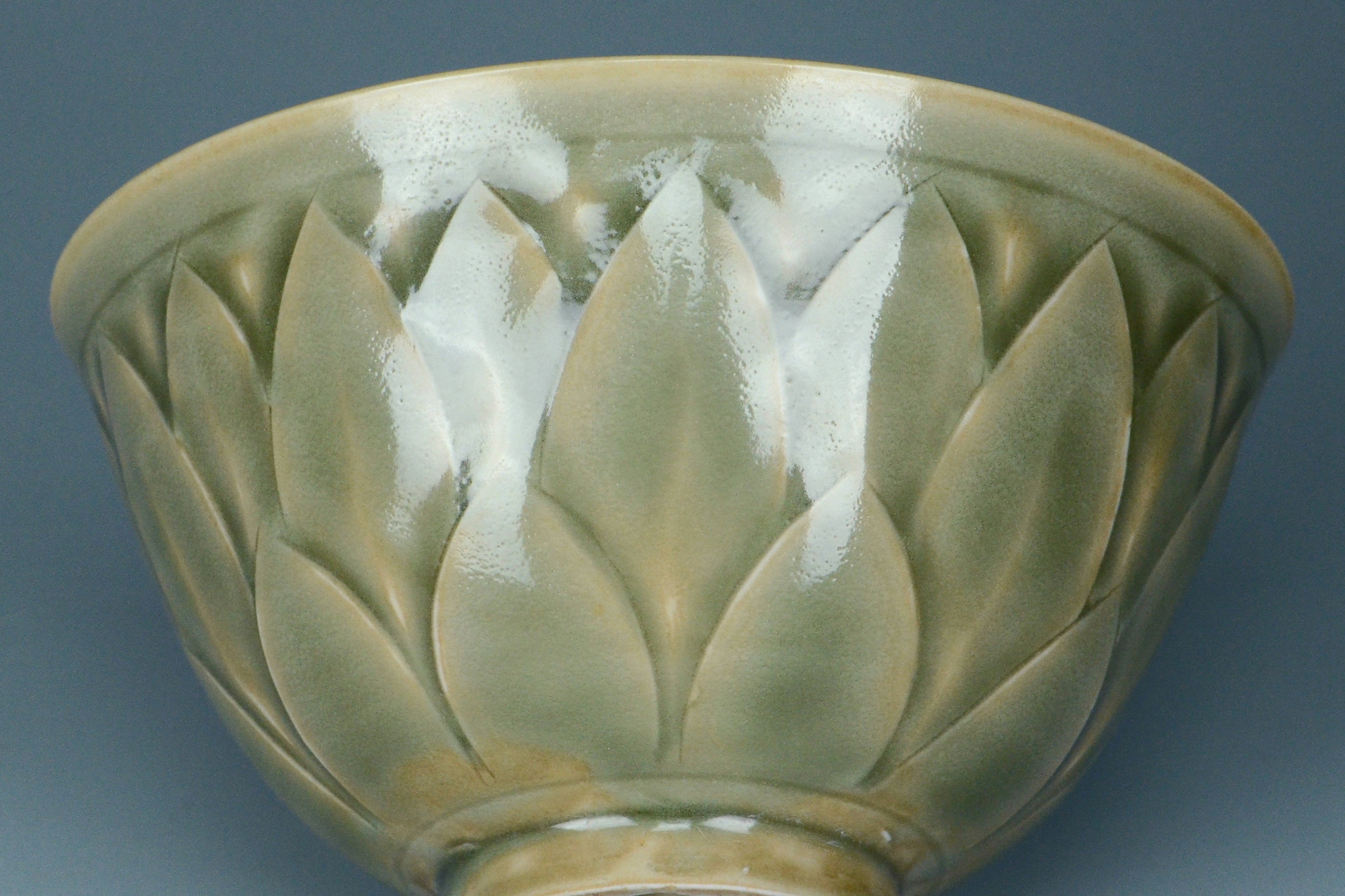 P943: Chinese Yaozhou Celadon Bowl Song Dynasty Style