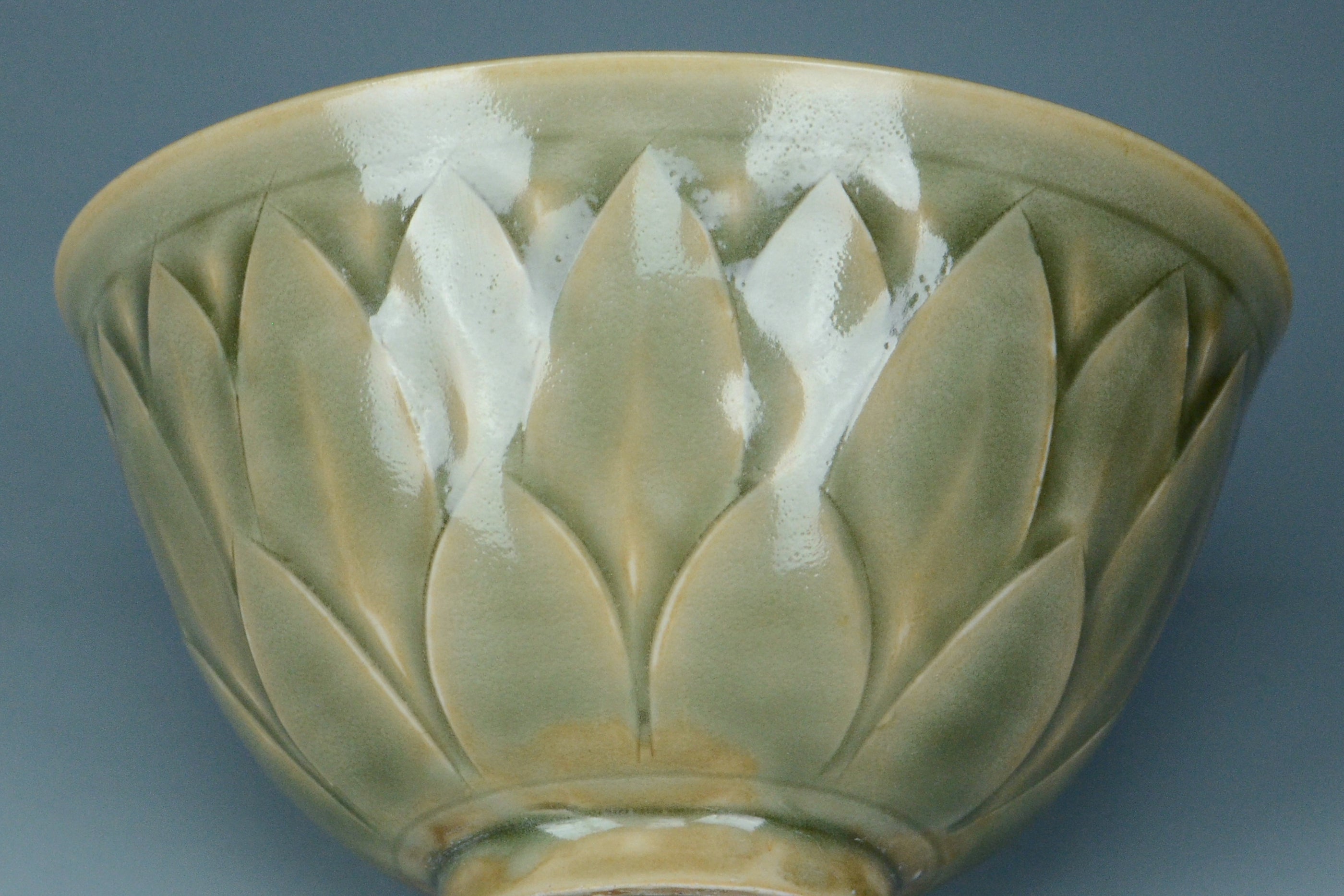 P943: Chinese Yaozhou Celadon Bowl Song Dynasty Style
