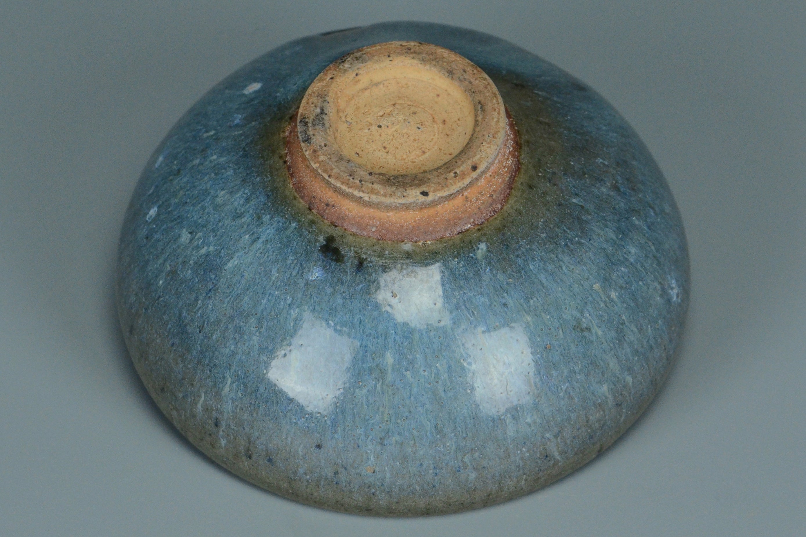 P944: Chinese Junyao Purple Splashed Bowl Song Dynasty Style
