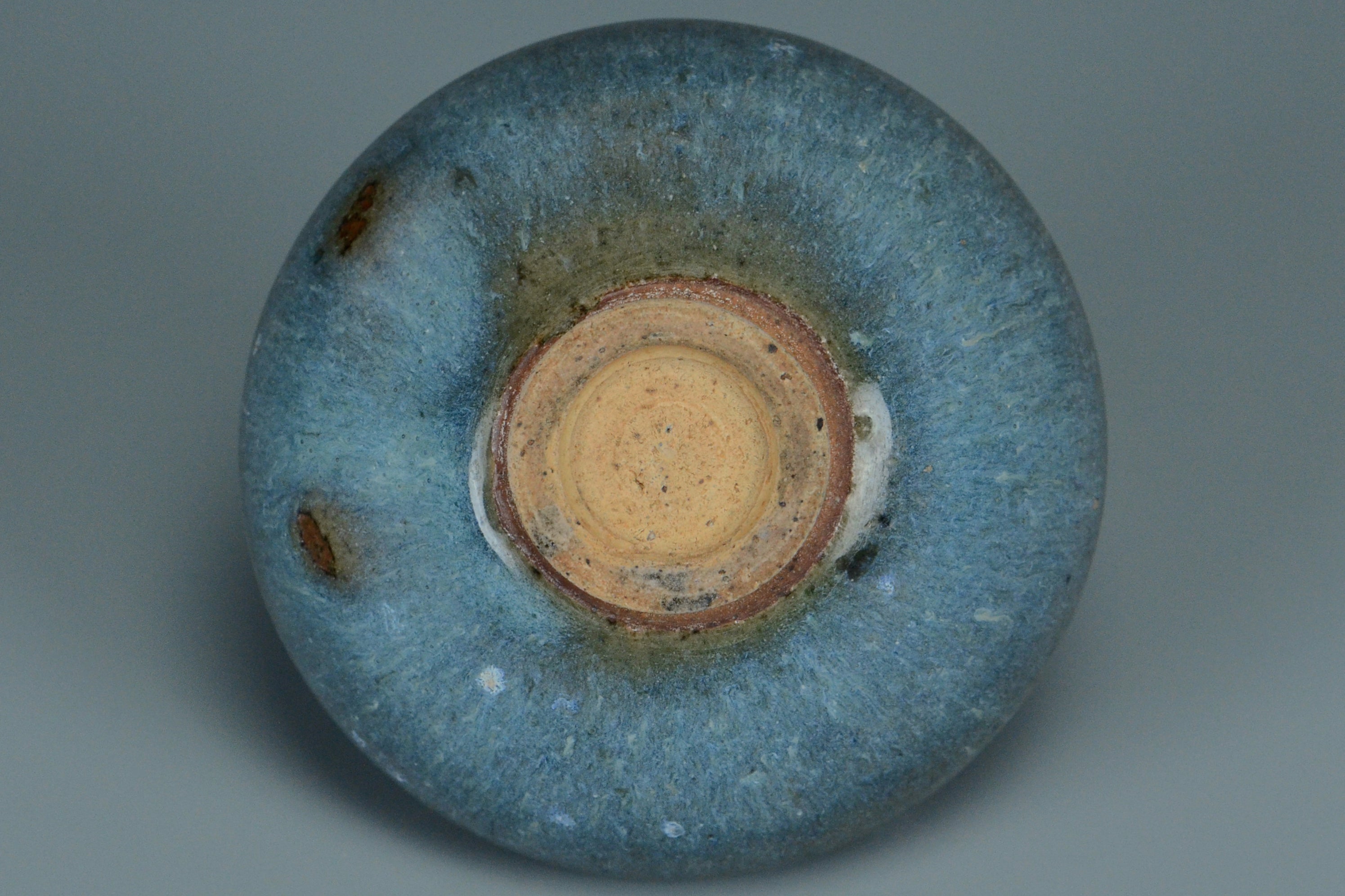 P944: Chinese Junyao Purple Splashed Bowl Song Dynasty Style