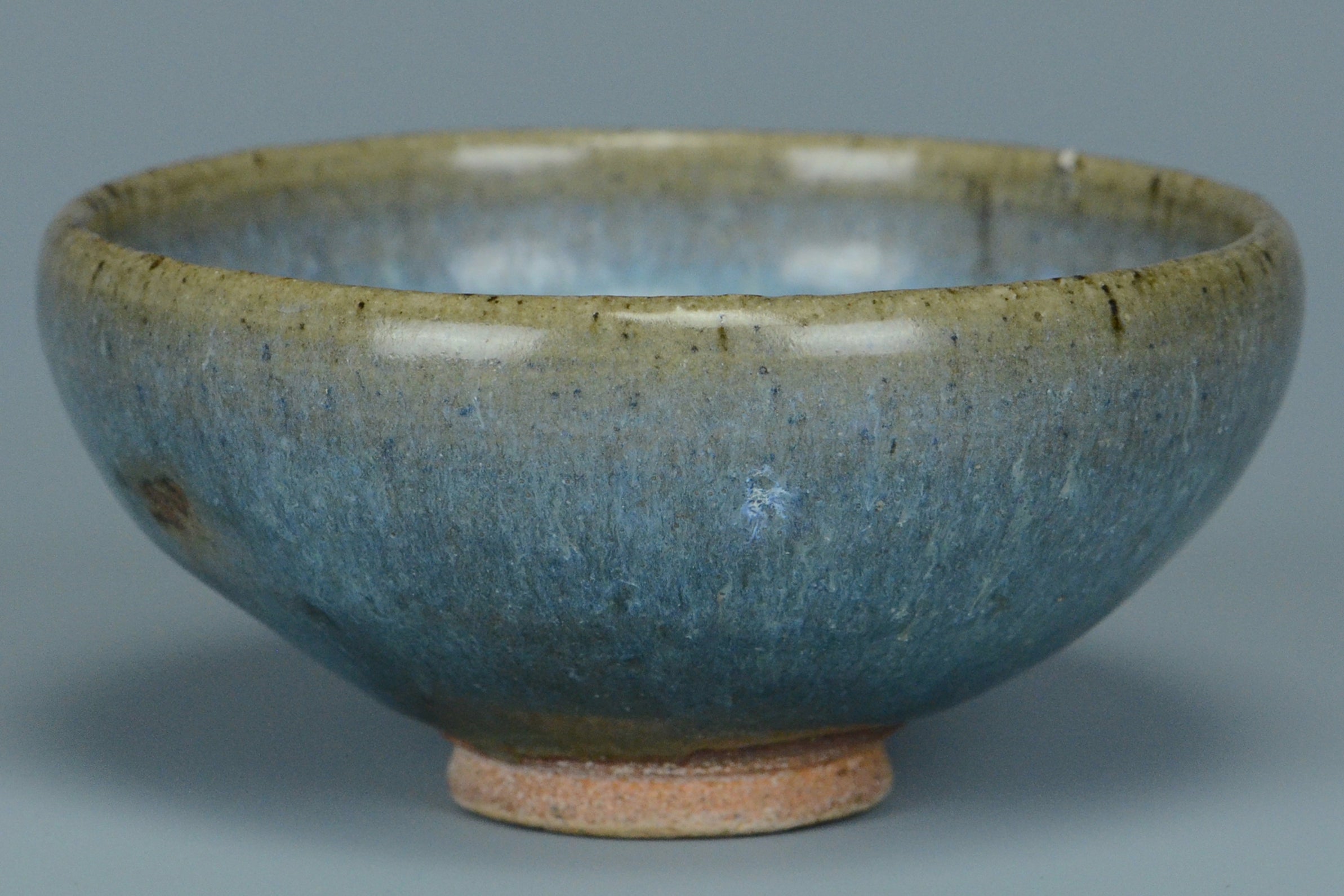 P944: Chinese Junyao Purple Splashed Bowl Song Dynasty Style