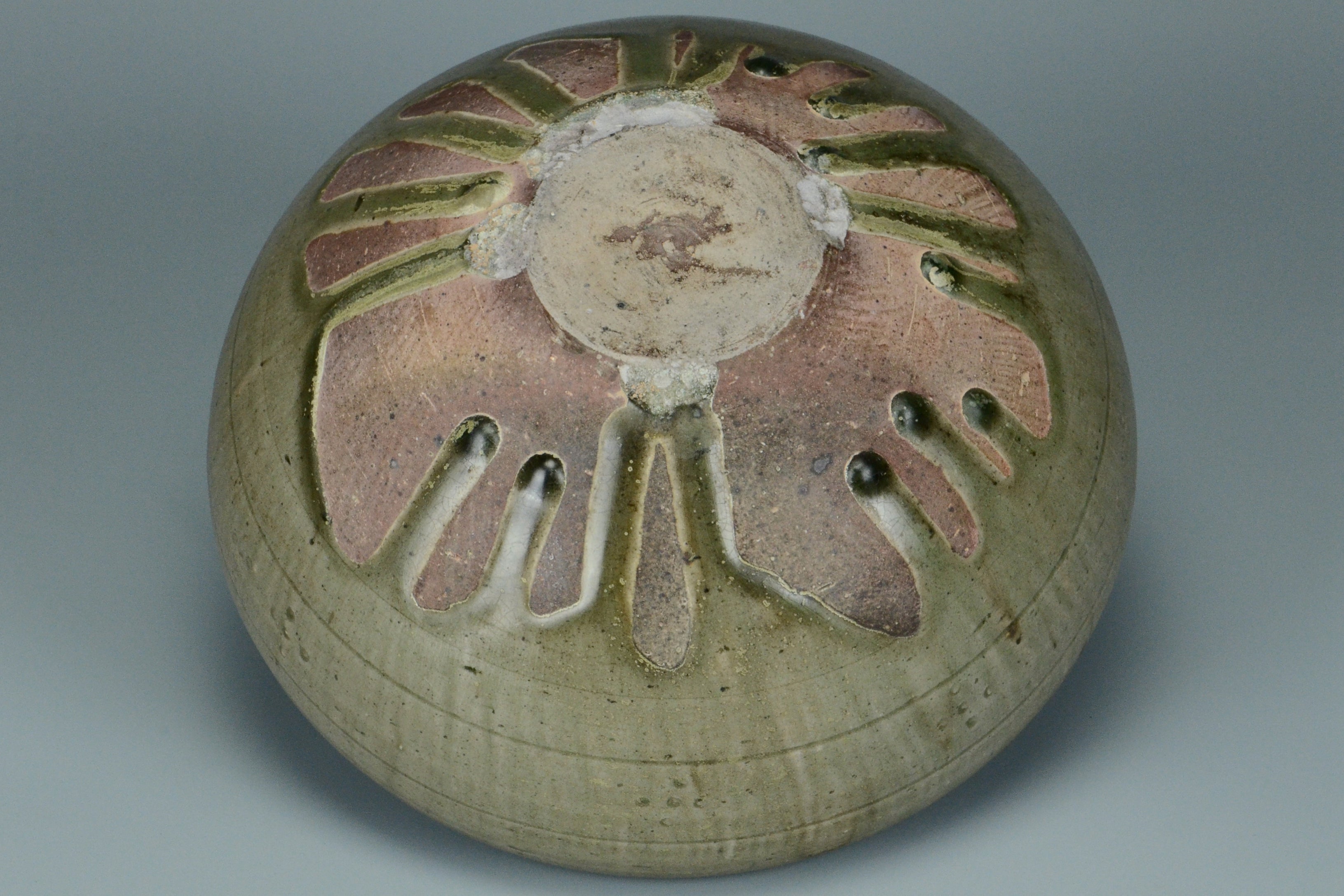 P960: Chinese Celadon Glazed Alms Bowl Sui Dynasty Style