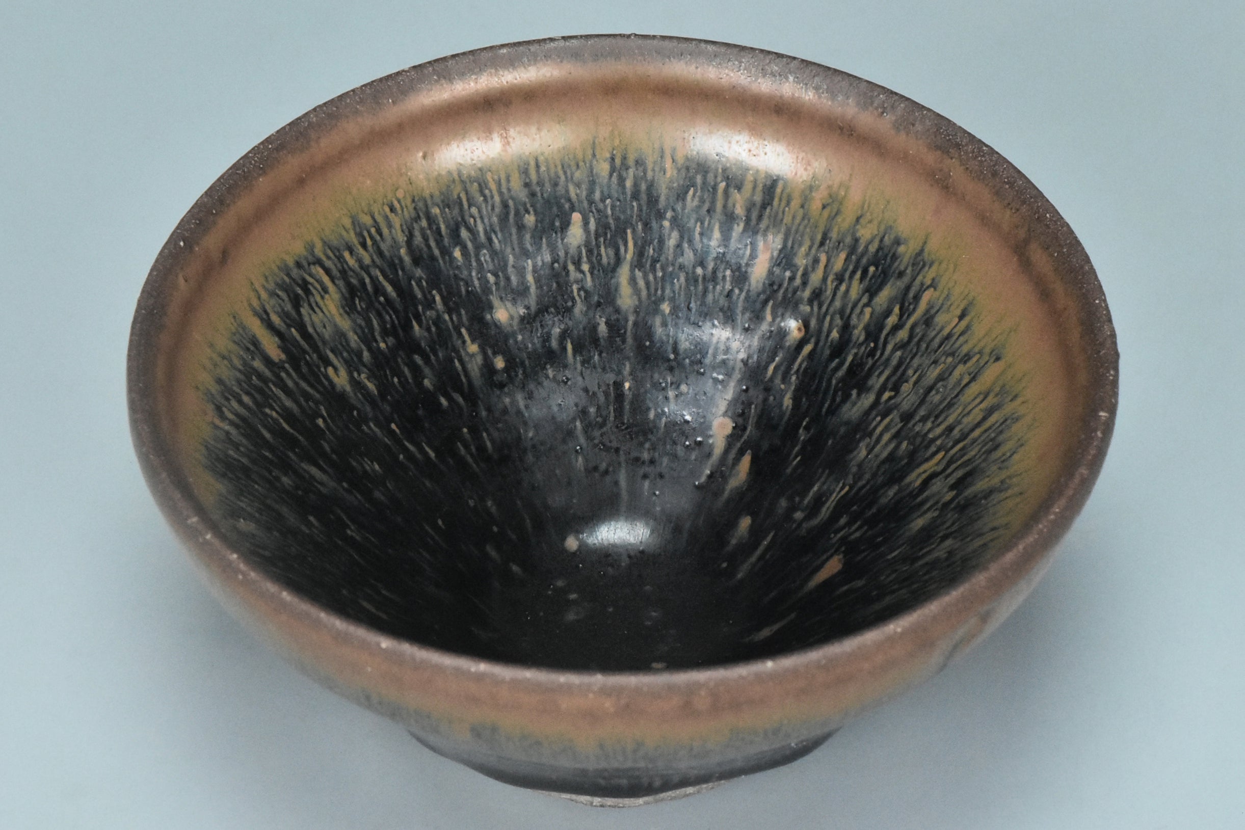 R002: Chinese Jianyao Hare's Fur Tea Bowl Song Dynasty Style