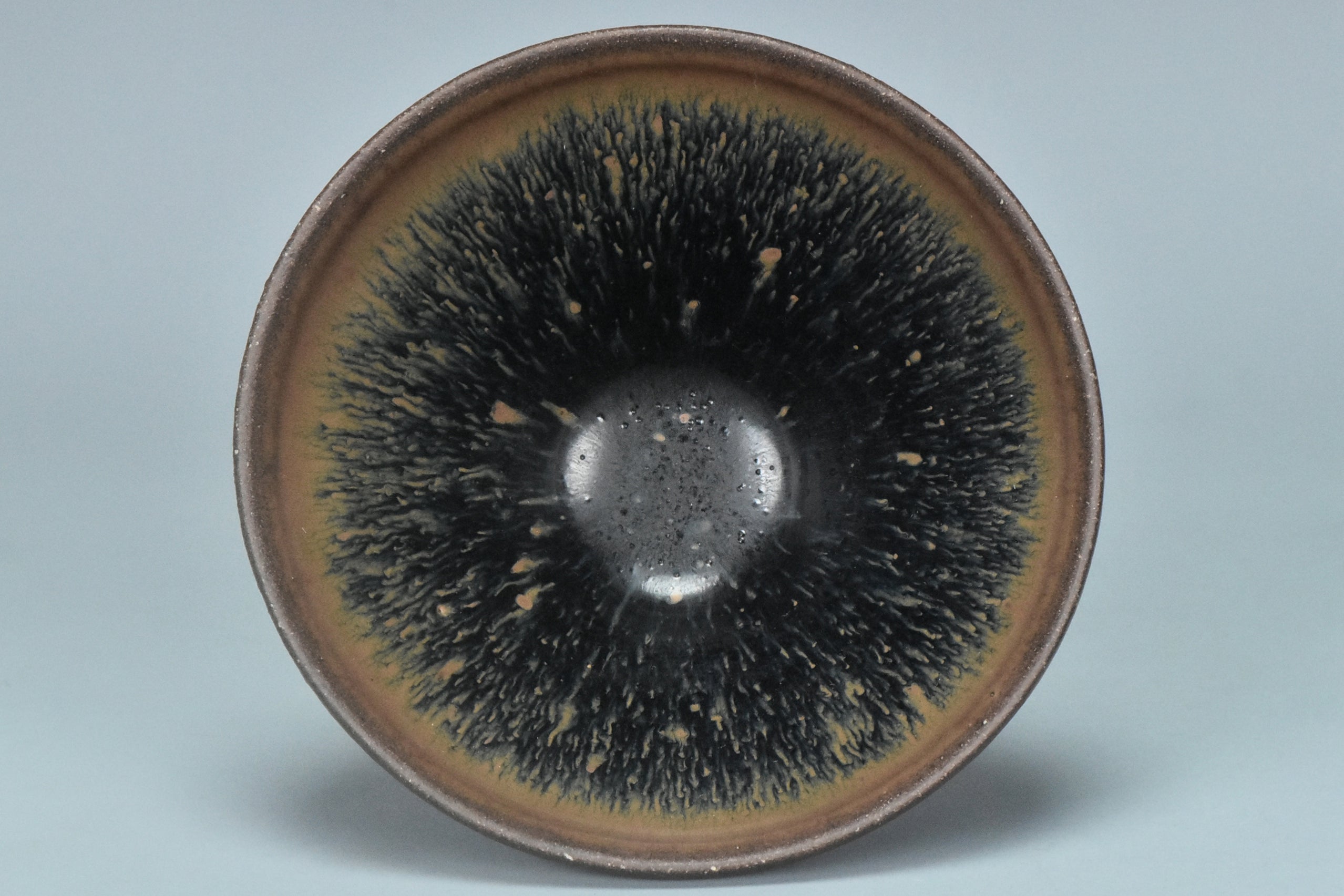 R002: Chinese Jianyao Hare's Fur Tea Bowl Song Dynasty Style