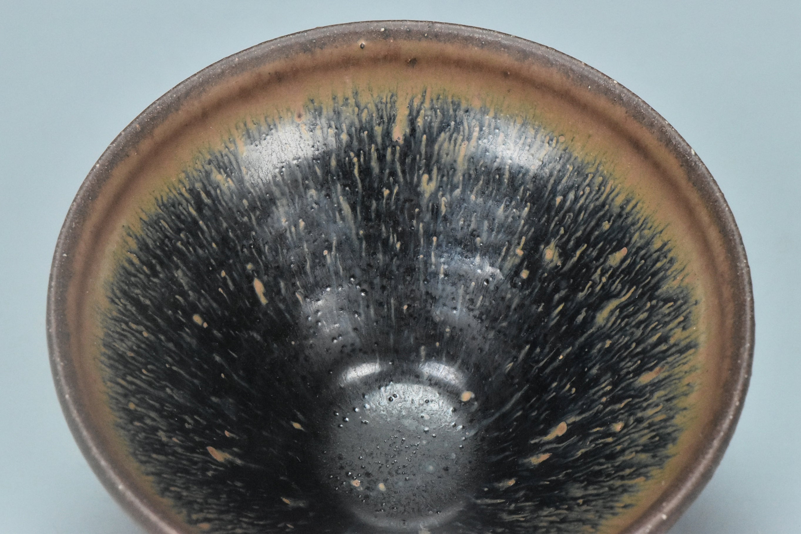 R002: Chinese Jianyao Hare's Fur Tea Bowl Song Dynasty Style