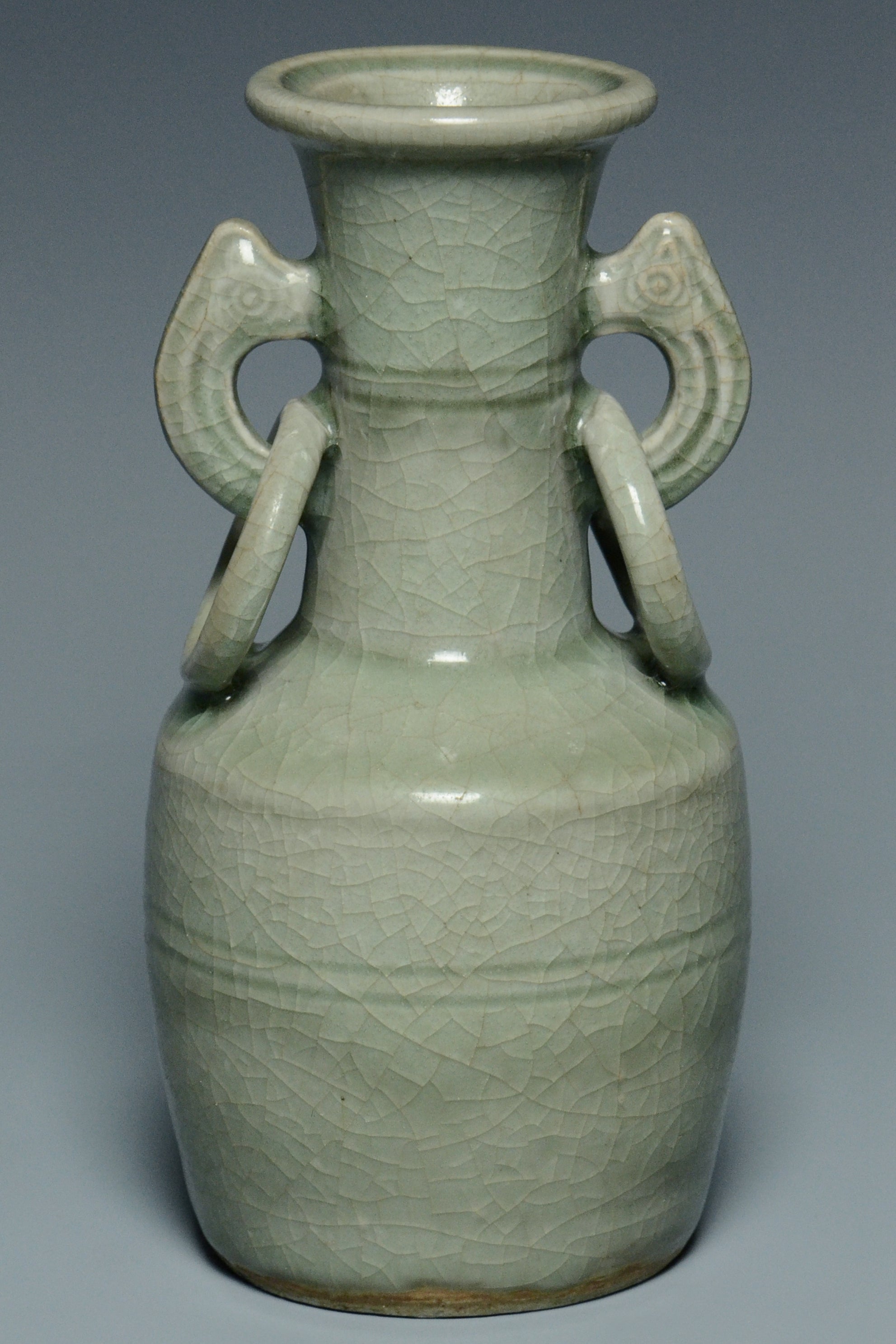 R013: Chinese Longquan Celadon Vase Song Dynasty Style