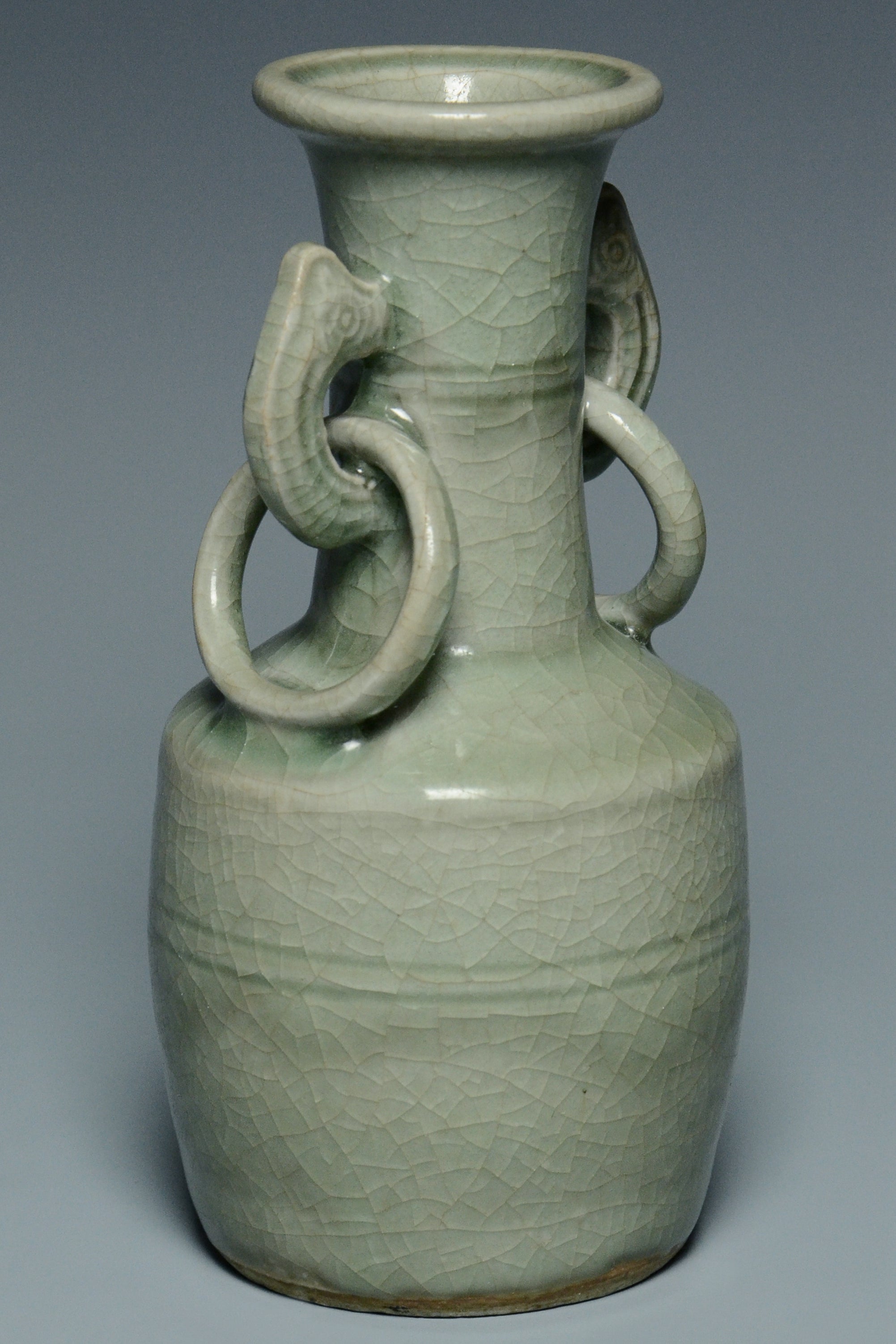 R013: Chinese Longquan Celadon Vase Song Dynasty Style