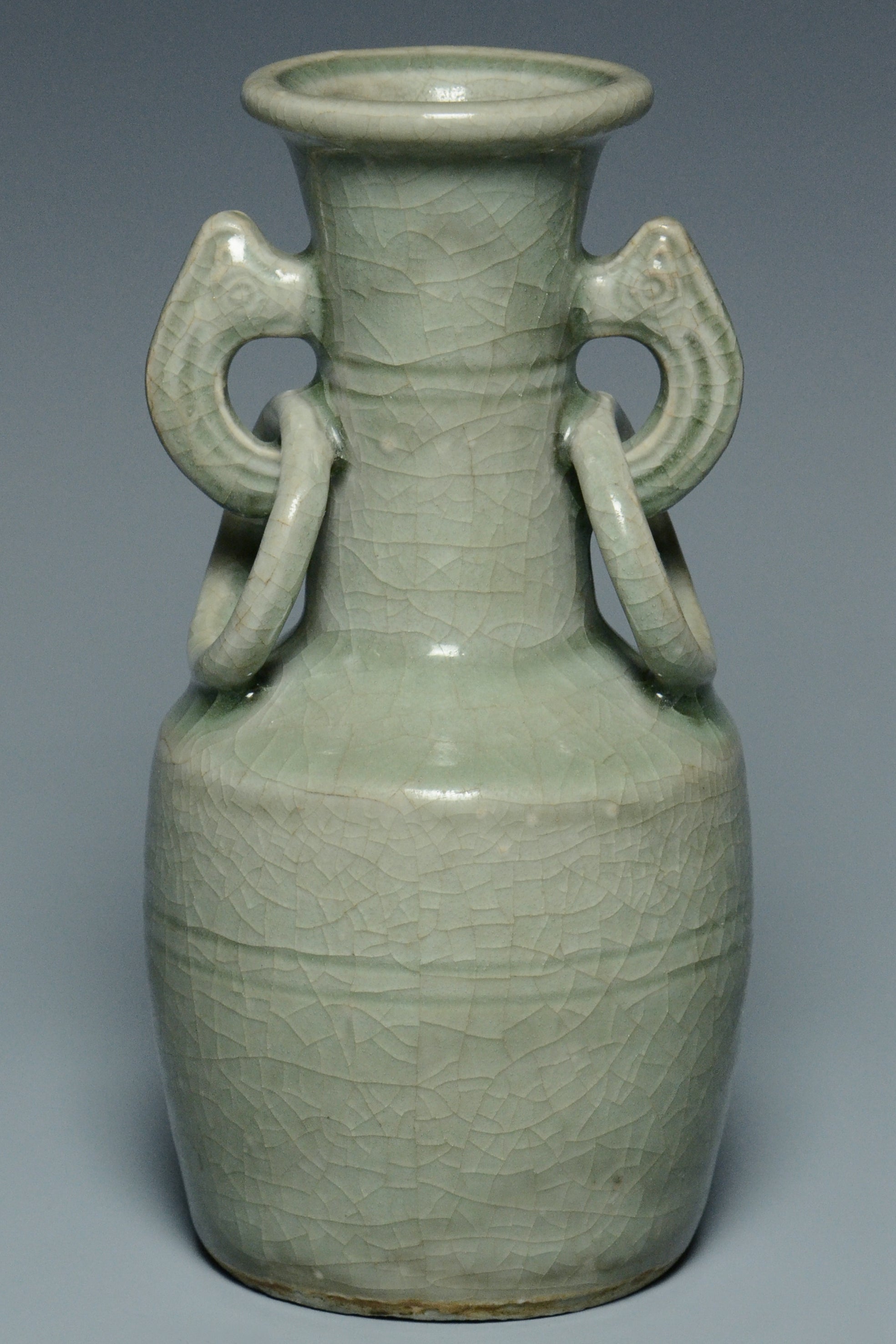 R013: Chinese Longquan Celadon Vase Song Dynasty Style