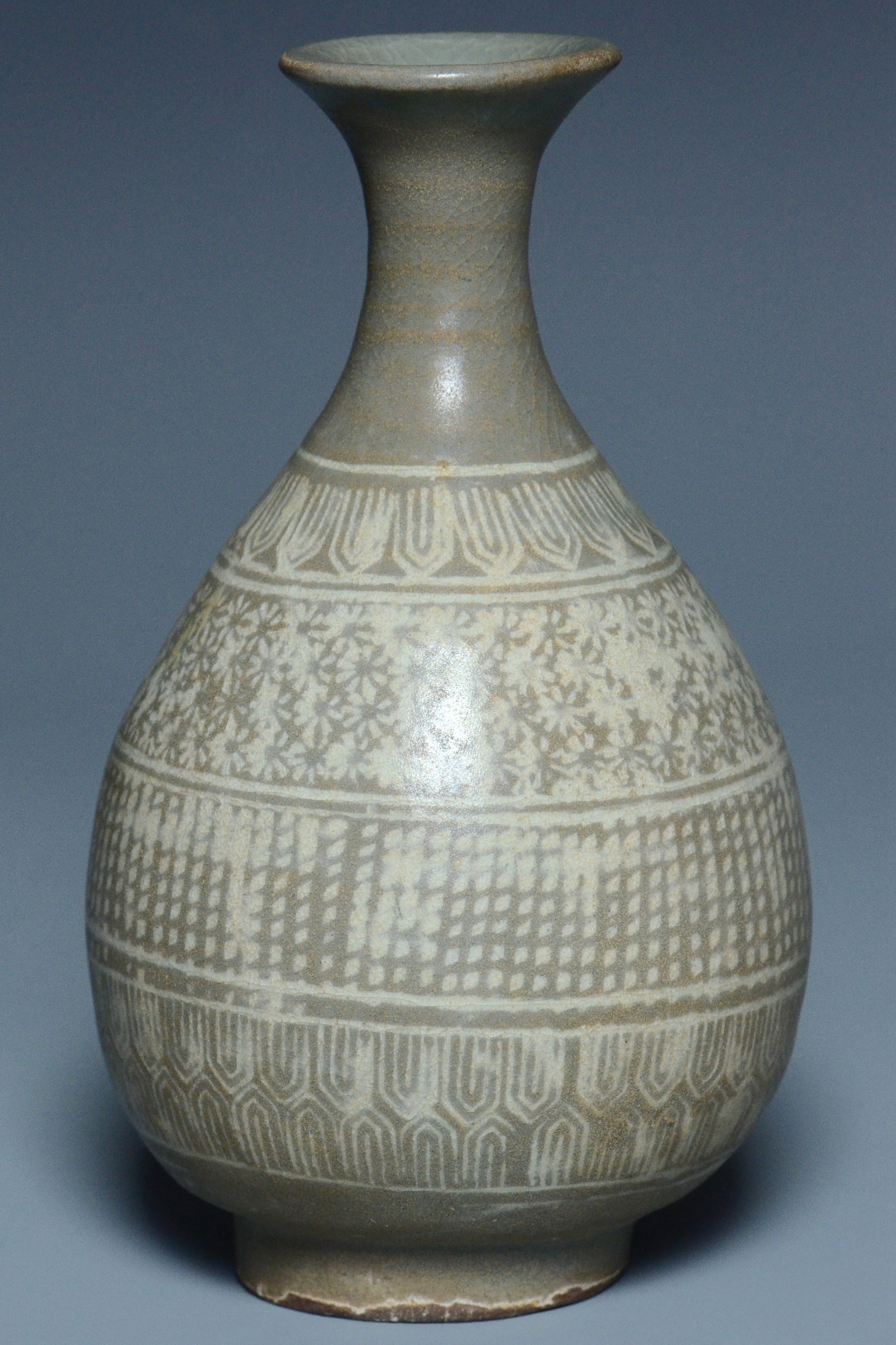 R101: Korean Celadon Vase Koryo Dynasty Style