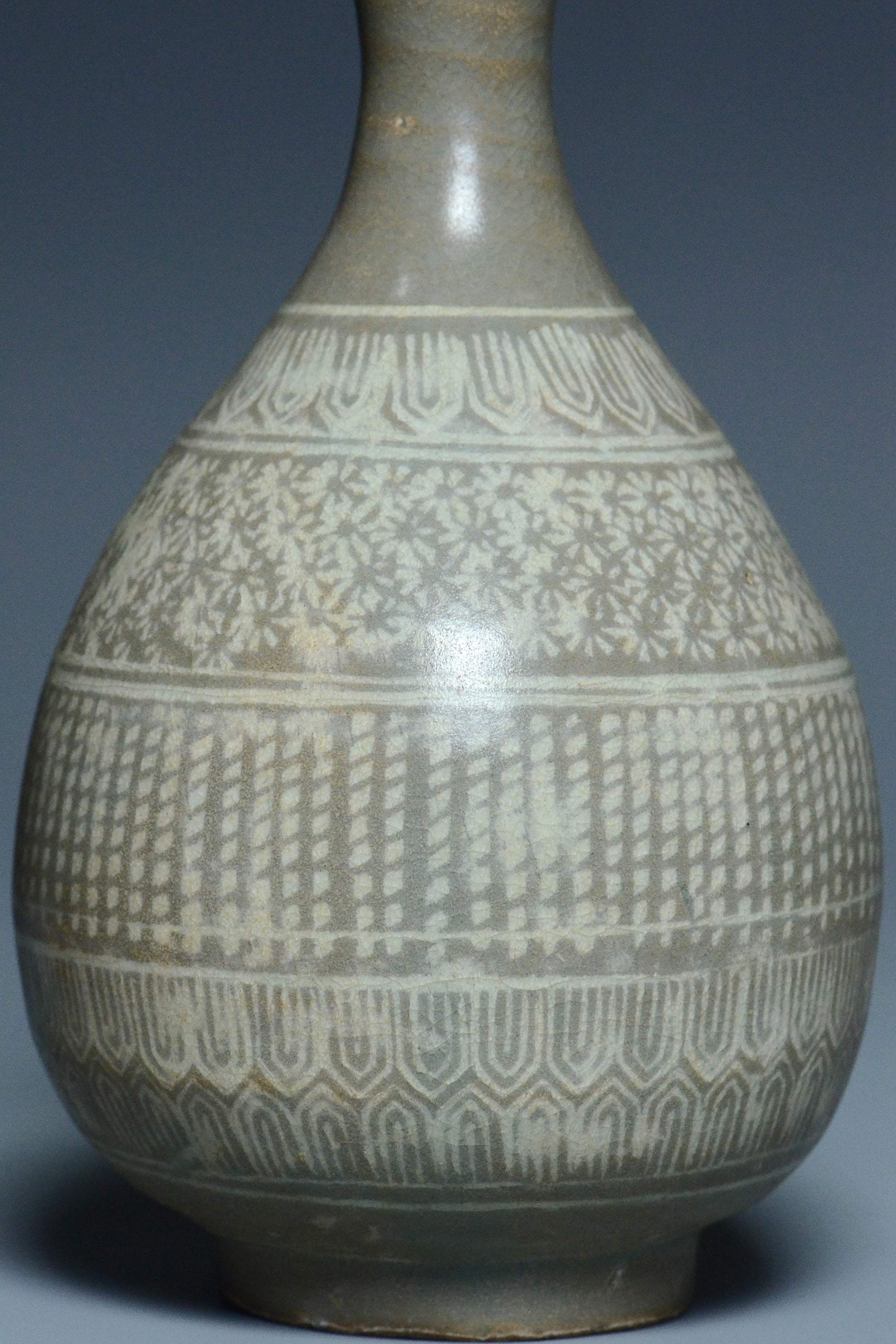R101: Korean Celadon Vase Koryo Dynasty Style