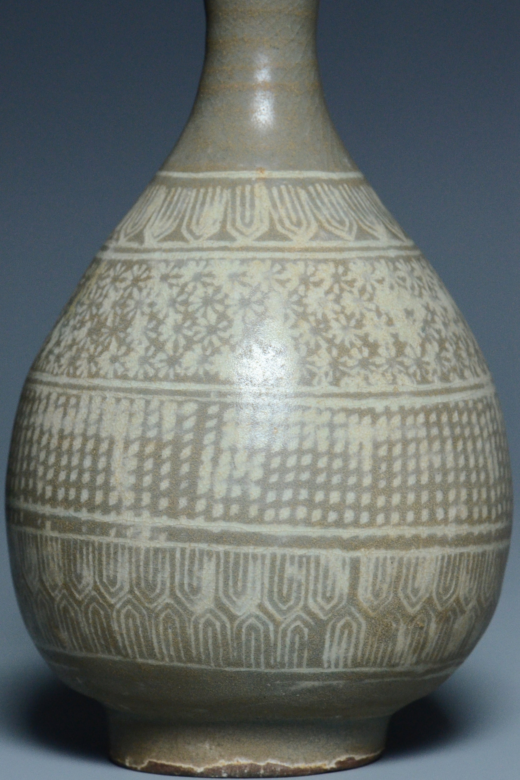 R101: Korean Celadon Vase Koryo Dynasty Style