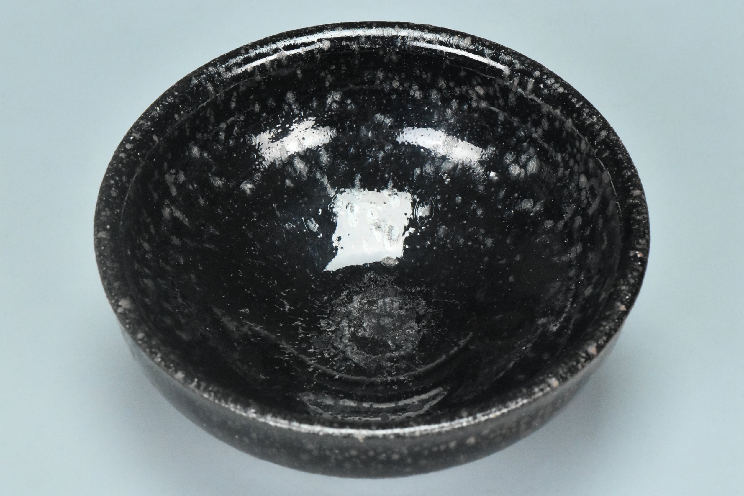 R109: Chinese Black Glazed Oil Spot Bowl Jin Dynasty Style