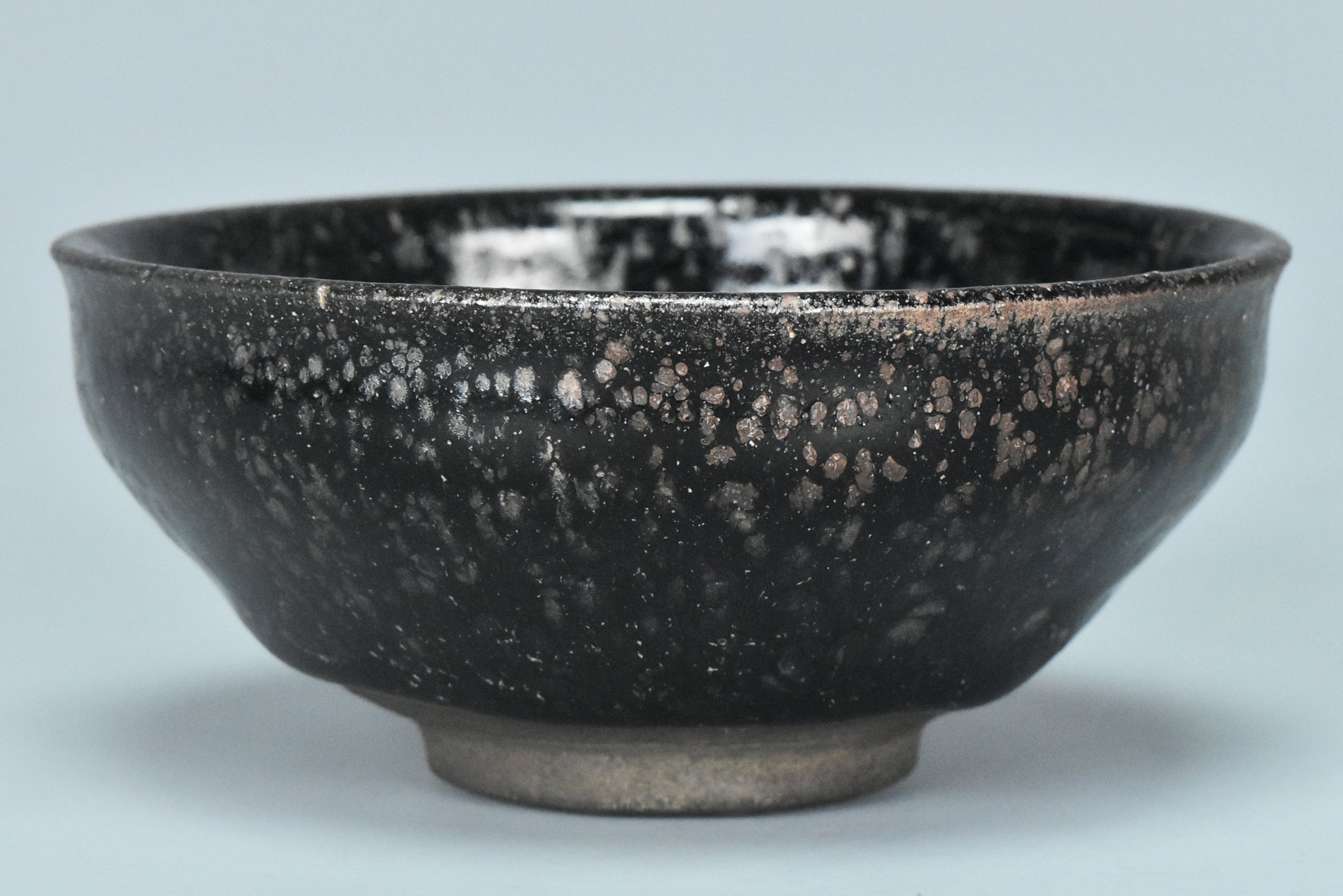 R109: Chinese Black Glazed Oil Spot Bowl Jin Dynasty Style