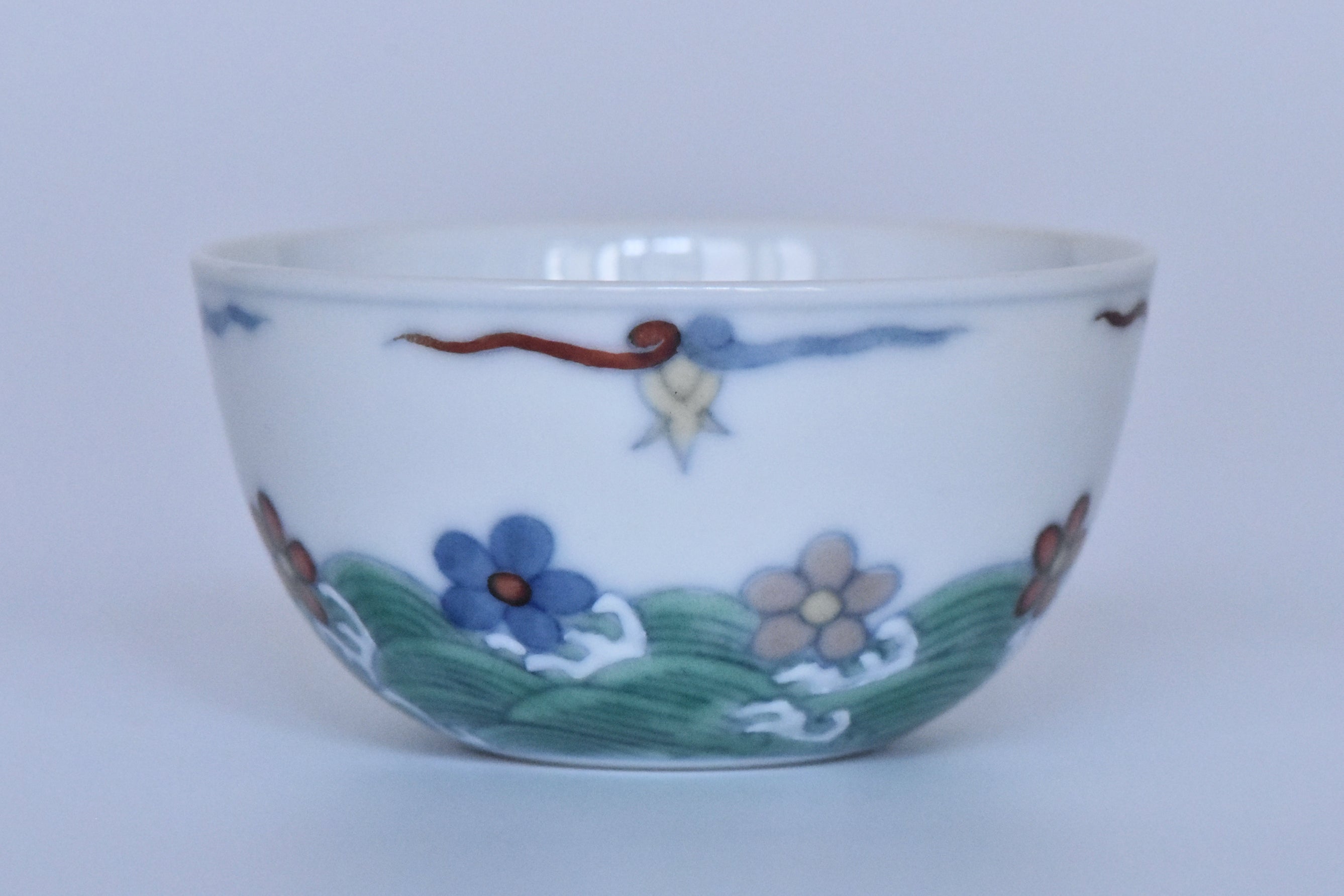 R178: Chinese Doucai Cup Chenghua Mark Ming Dynasty Style