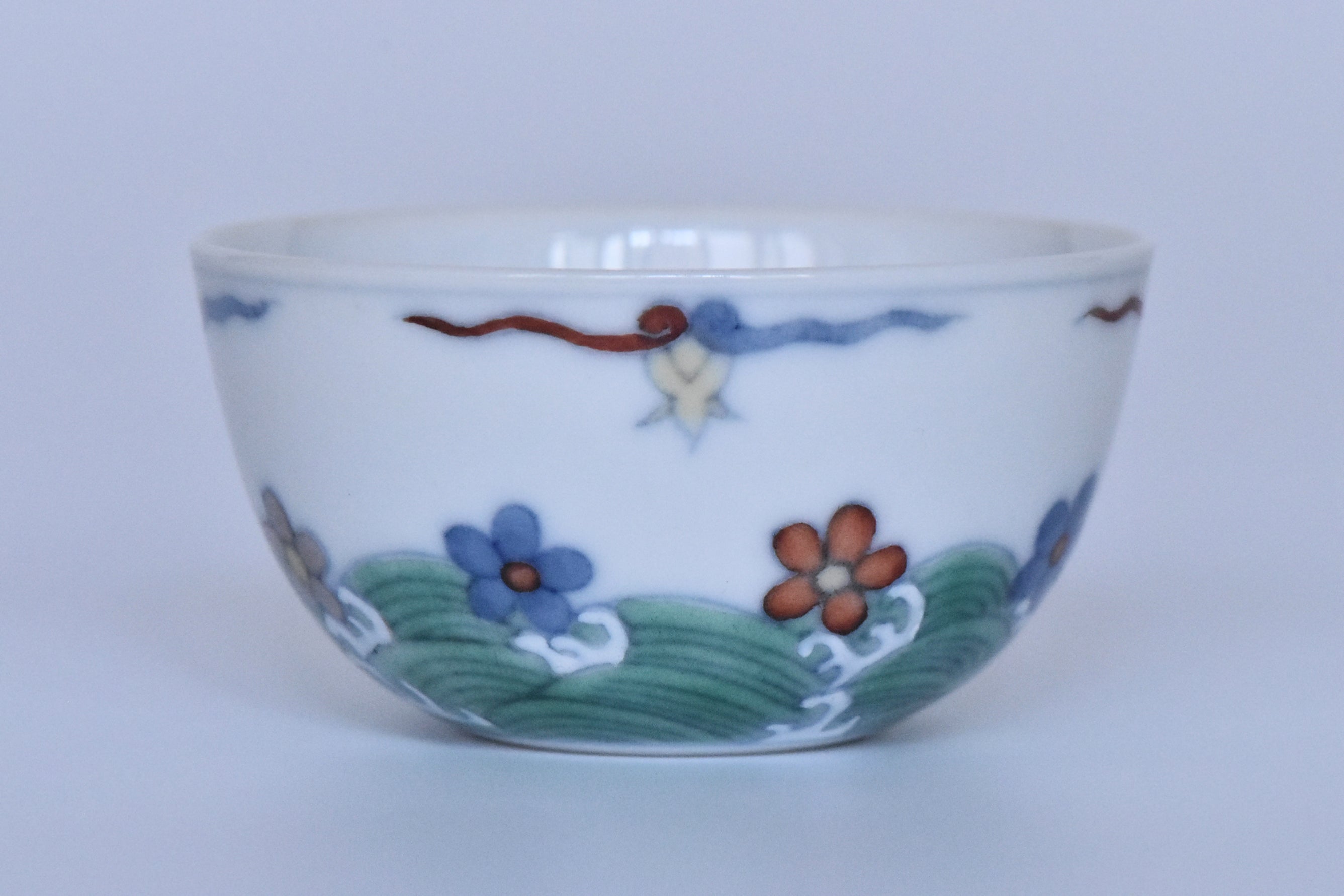 R178: Chinese Doucai Cup Chenghua Mark Ming Dynasty Style