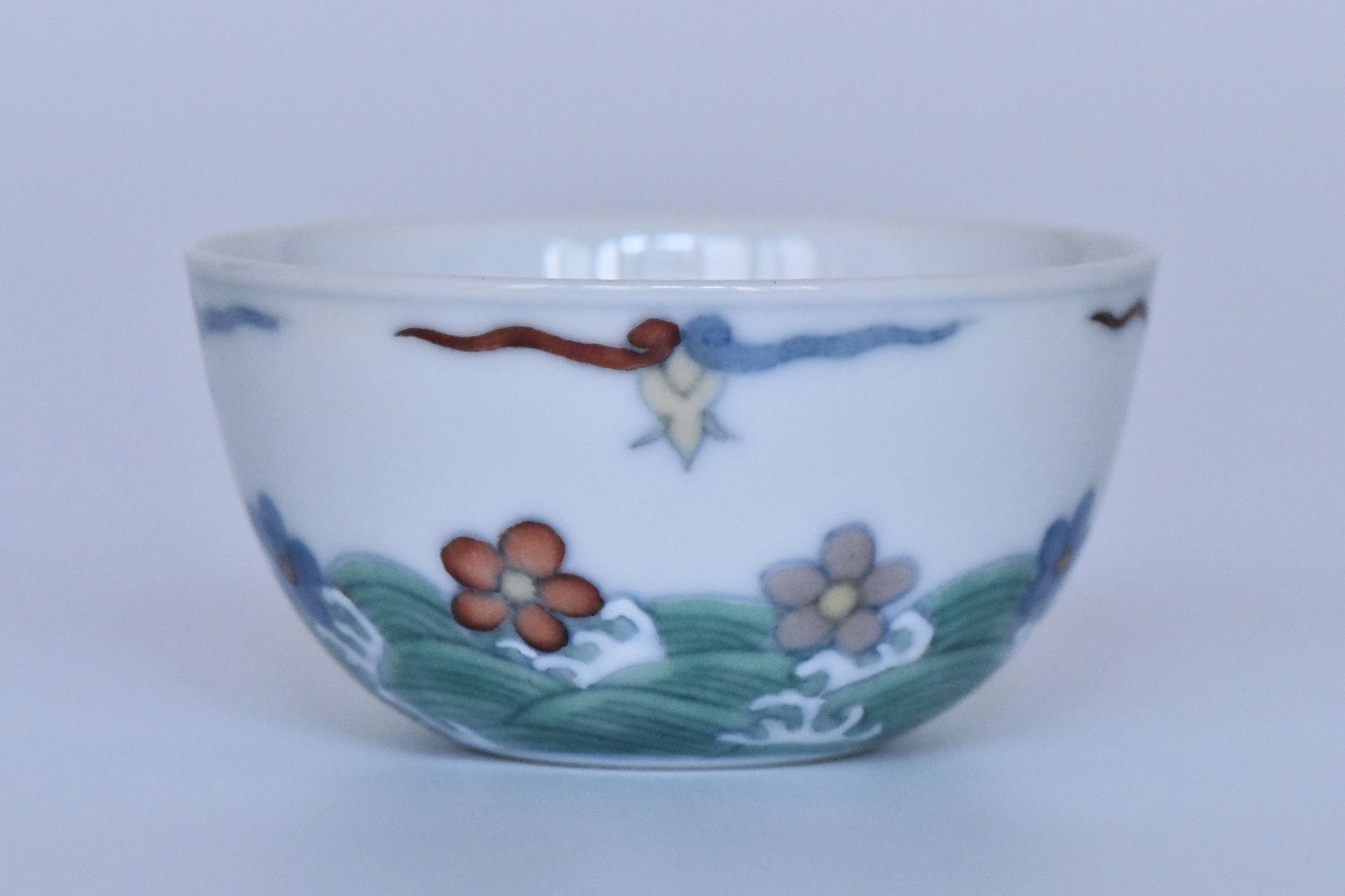 R178: Chinese Doucai Cup Chenghua Mark Ming Dynasty Style