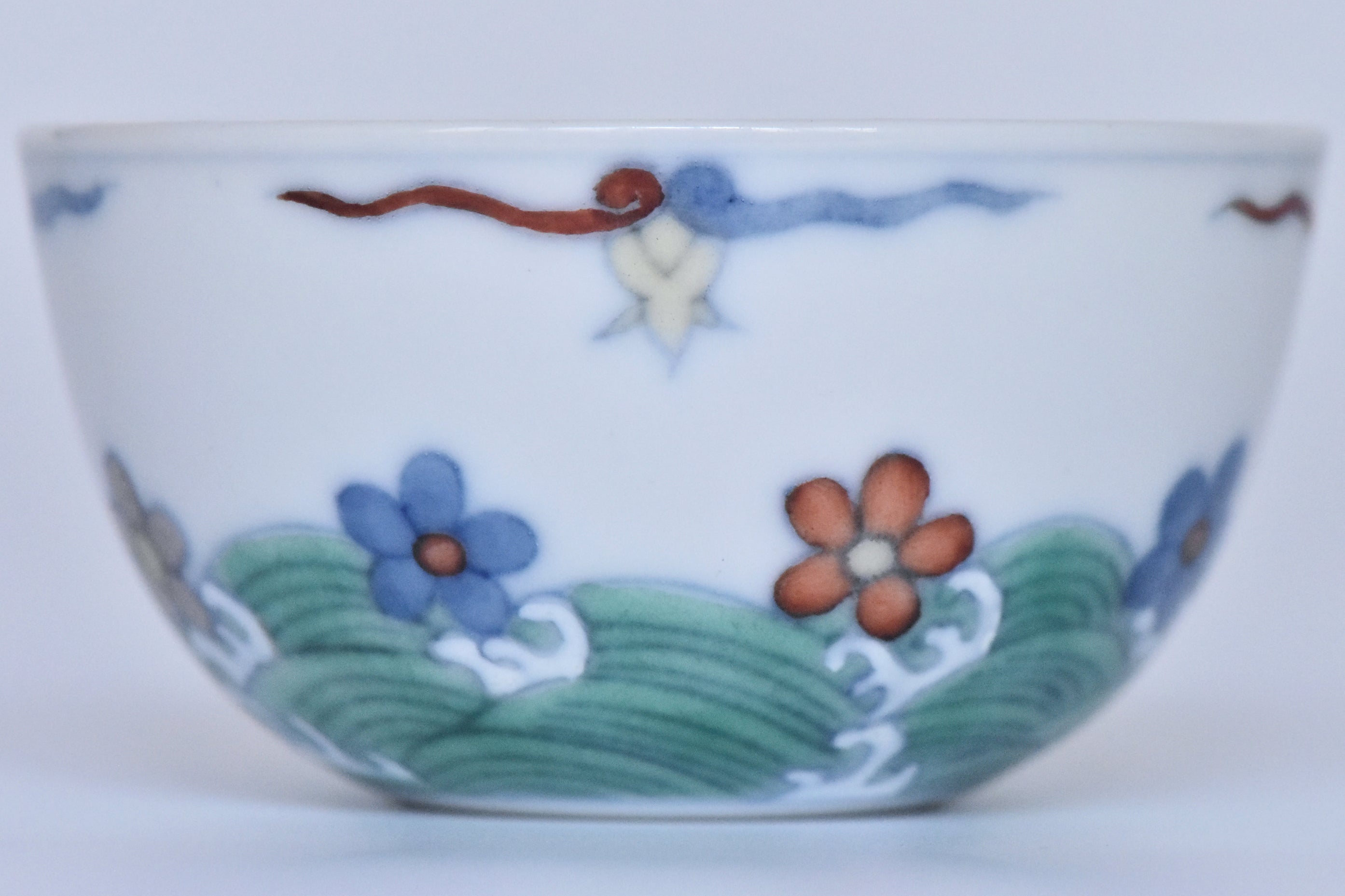 R178: Chinese Doucai Cup Chenghua Mark Ming Dynasty Style