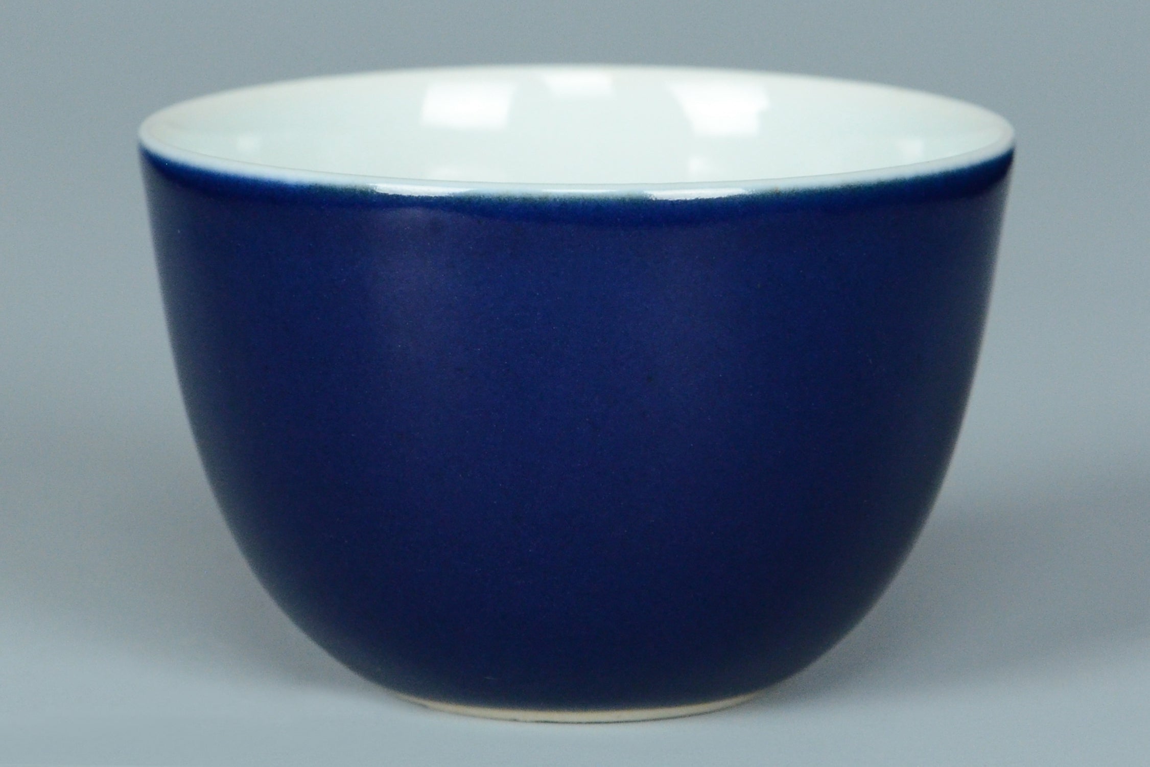 R278: Chinese Blue Glazed Cup Chenghua Mark Qing Yongzheng Style