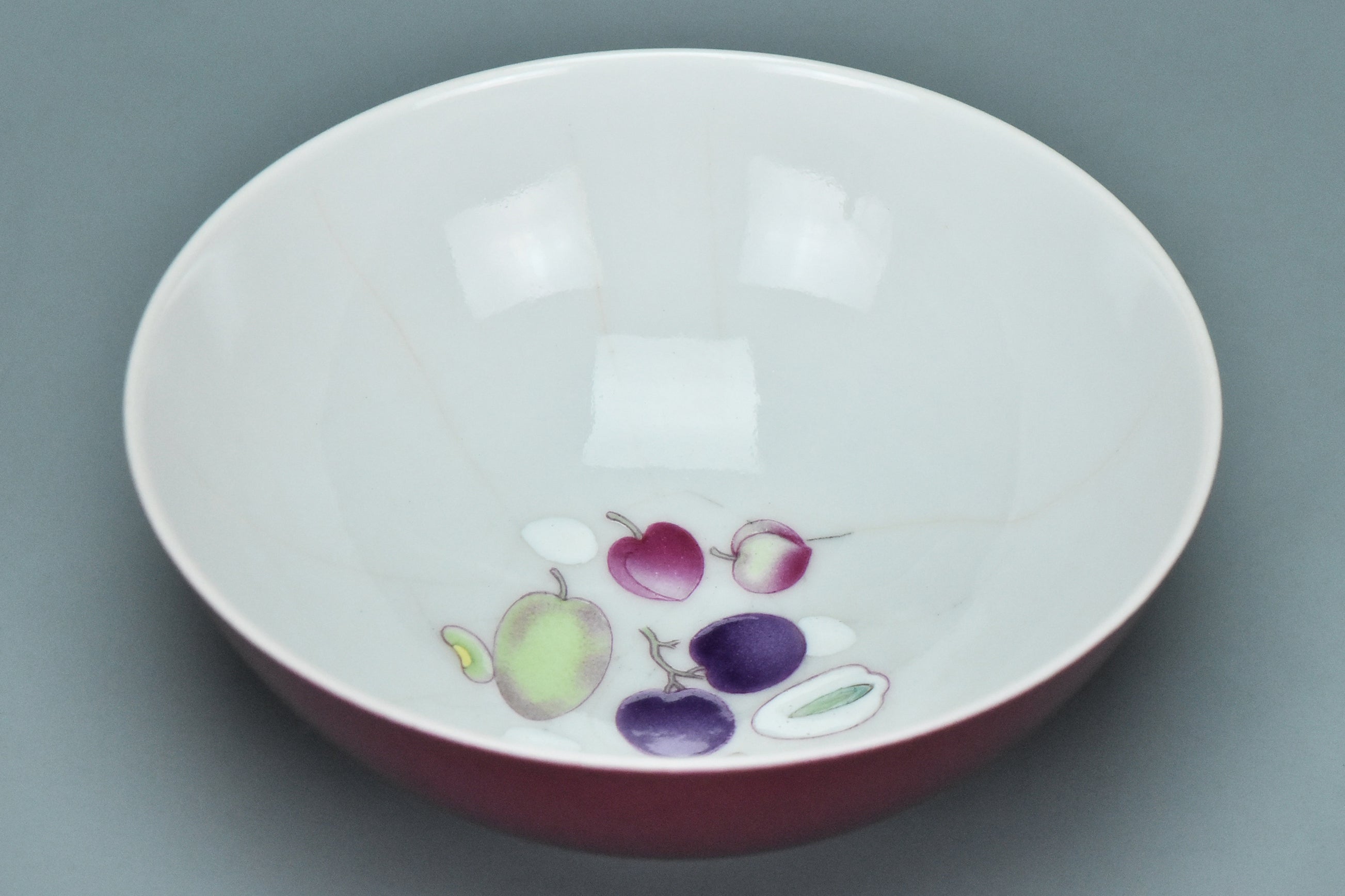 R303: Chinese Ruby Red Cup Yongzheng Mark Qing Dynasty Style