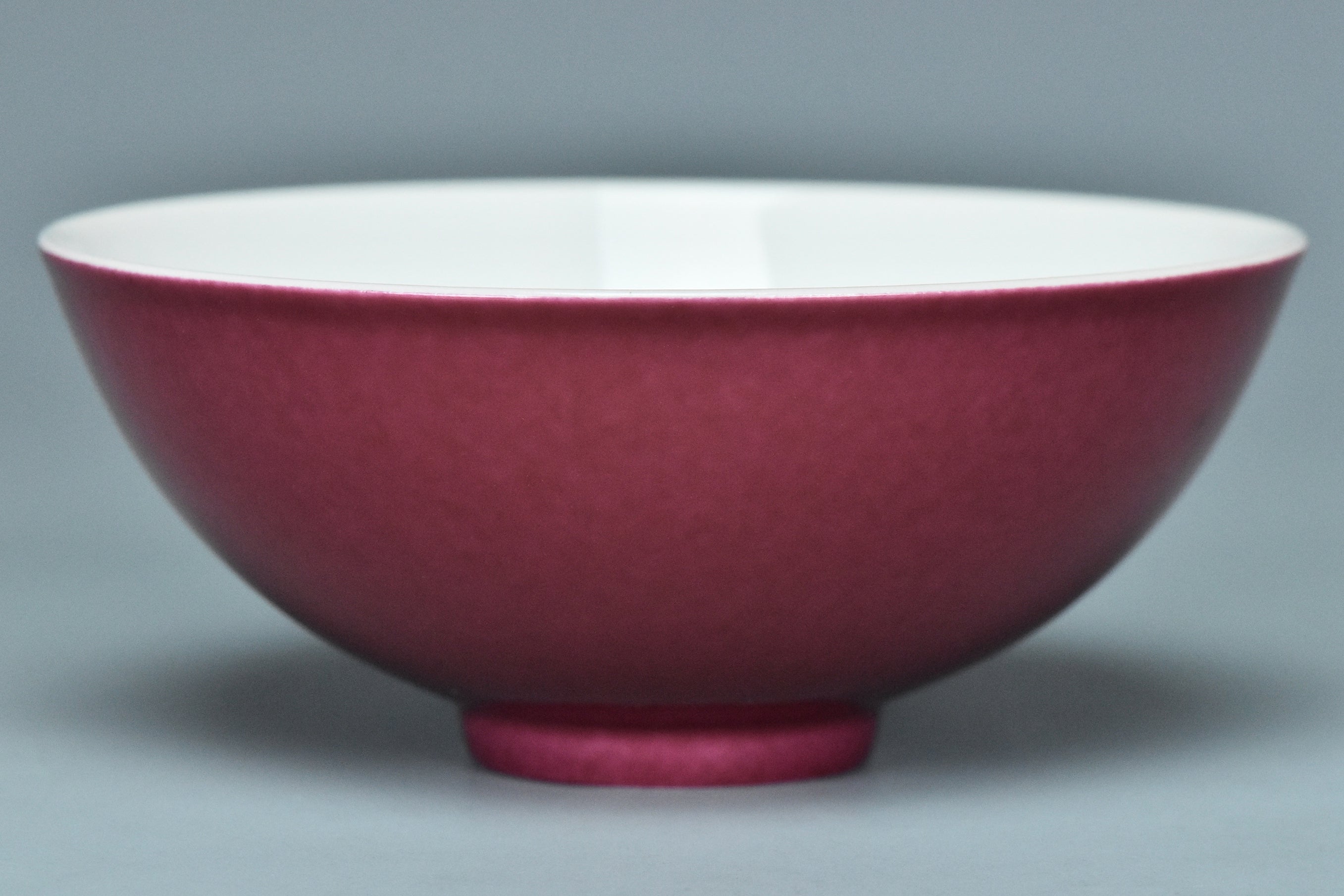 R303: Chinese Ruby Red Cup Yongzheng Mark Qing Dynasty Style