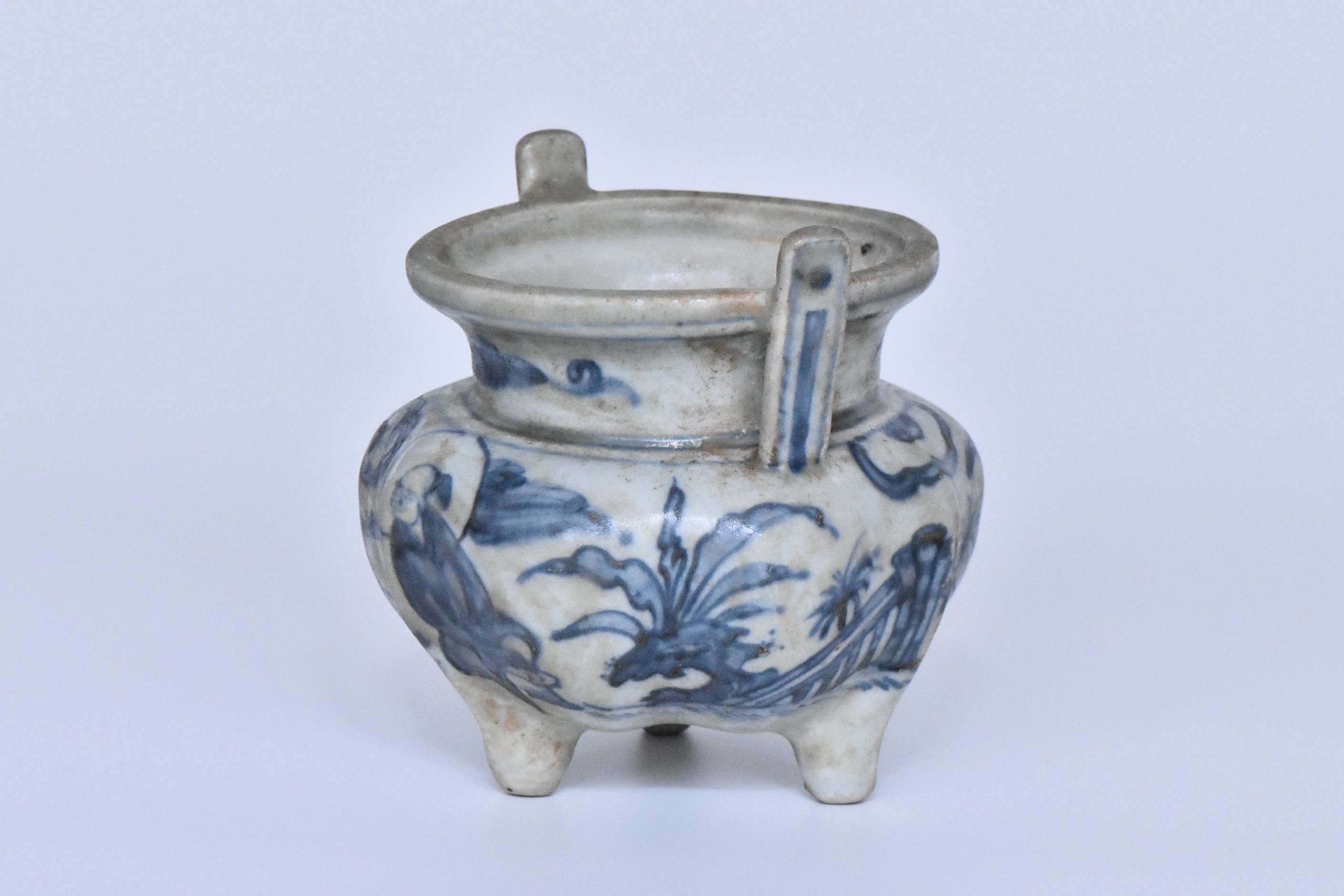 P931: Chinese Incense Burner Longqing Mark Ming Dynasty Style