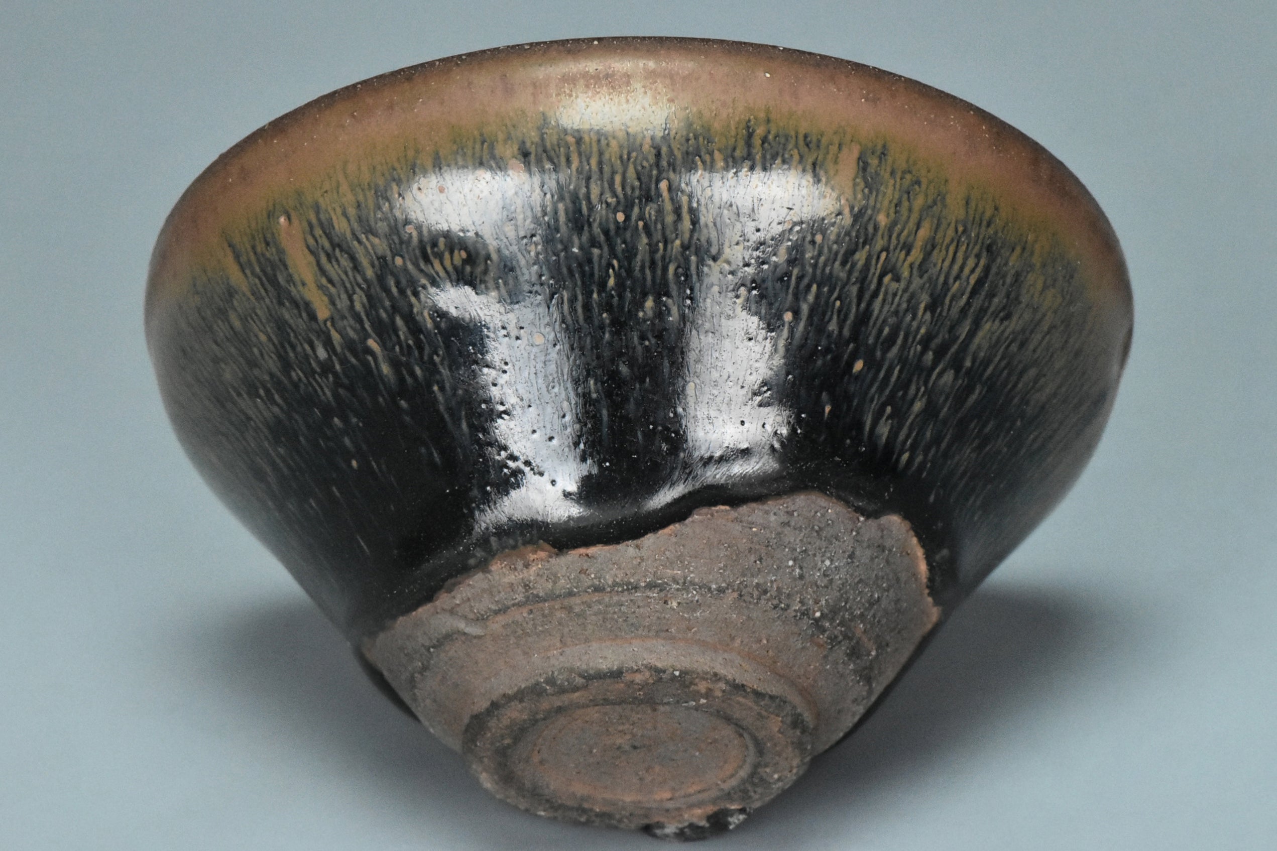 R002: A CHINESE SONG DYNASTY STYLE JIANYAO HARE'S FUR TEA BOWL