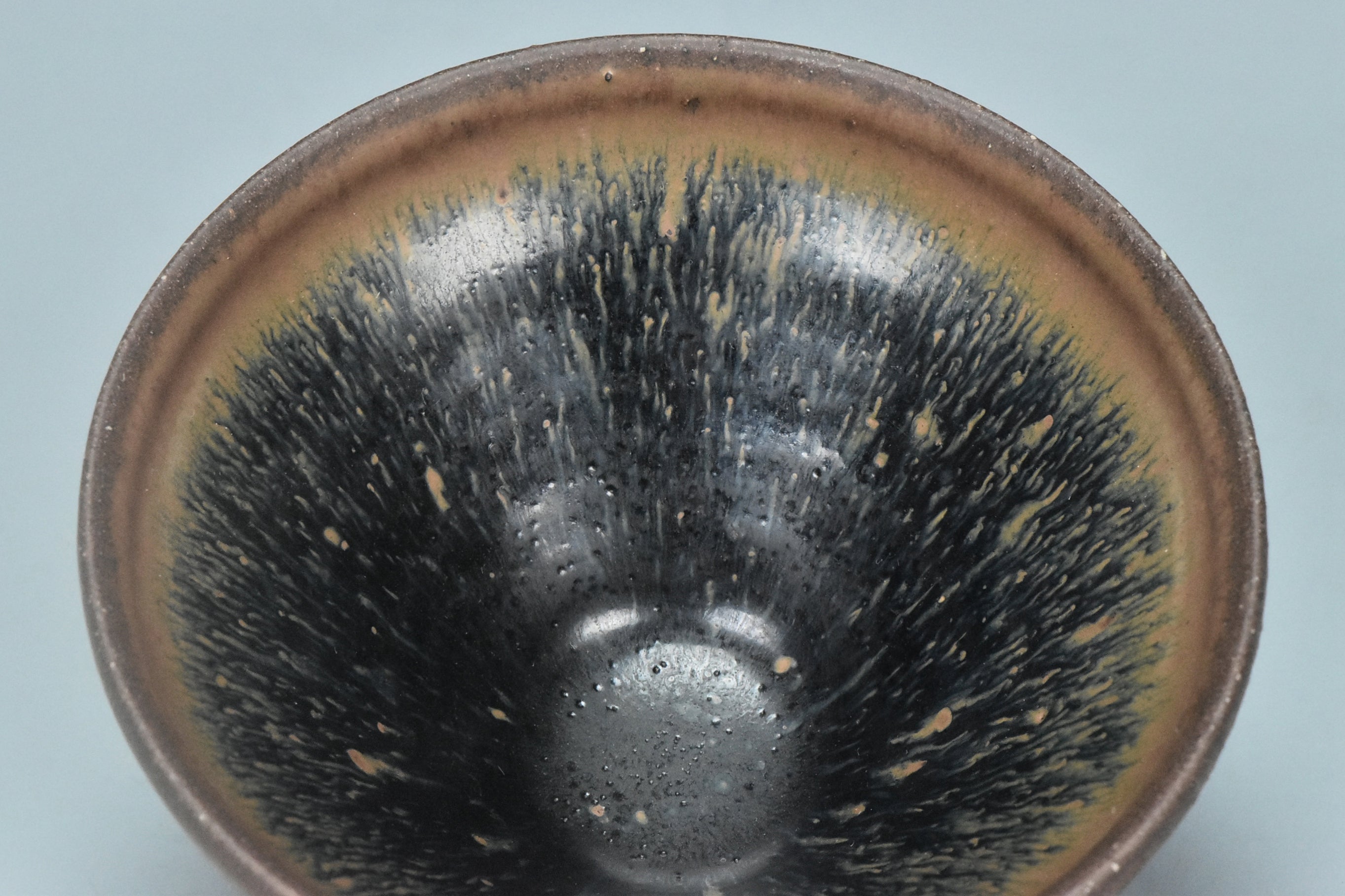 R002: A CHINESE SONG DYNASTY STYLE JIANYAO HARE'S FUR TEA BOWL