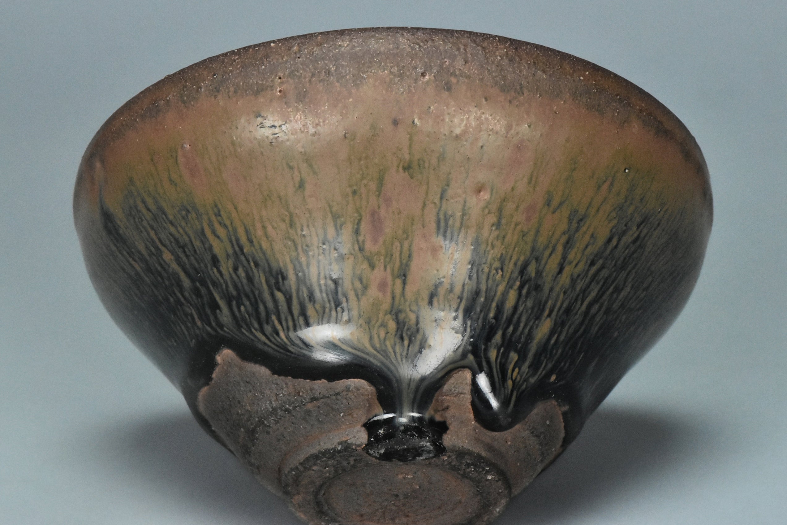 R002: A CHINESE SONG DYNASTY STYLE JIANYAO HARE'S FUR TEA BOWL