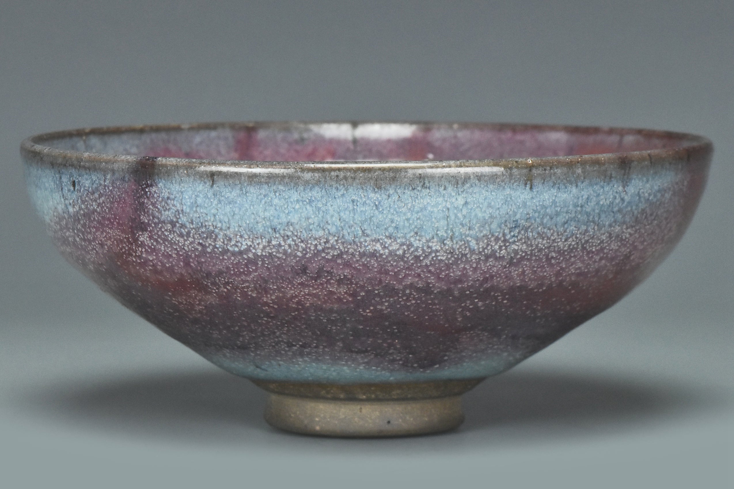 R021: A YUAN DYNASTY STYLE JUNYAO PURPLE SPLASHED BOWL