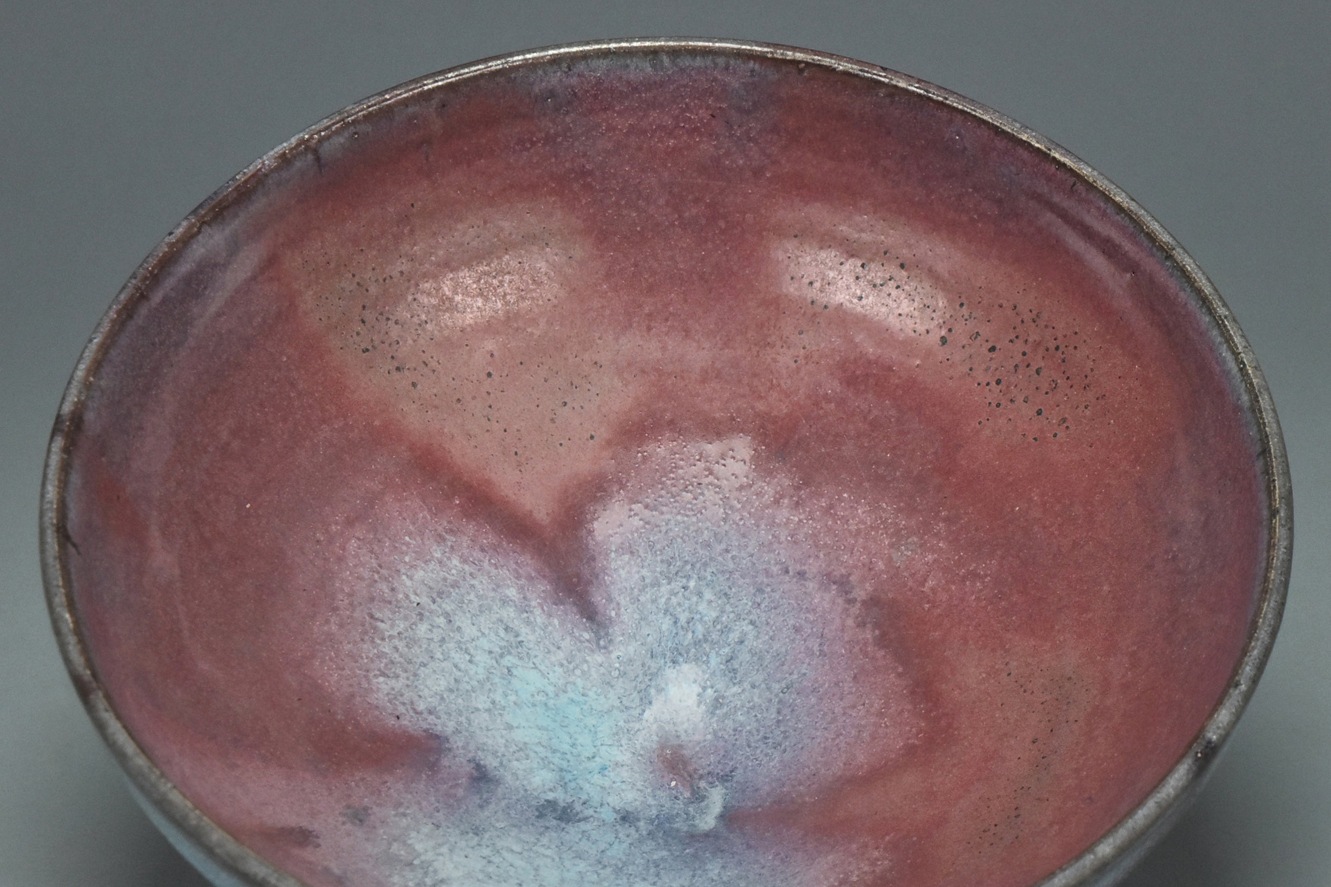 R021: A YUAN DYNASTY STYLE JUNYAO PURPLE SPLASHED BOWL